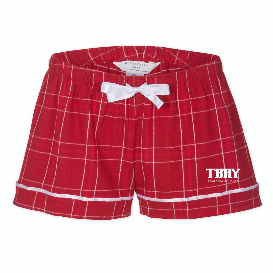 Boxercraft Women's Flannel Short (Heat Pressed) - TBay