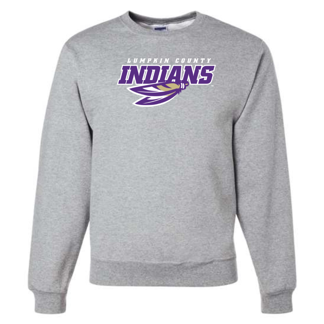 Fleece Crew Neck Sweatshirt (Customized) - Lumpkin County