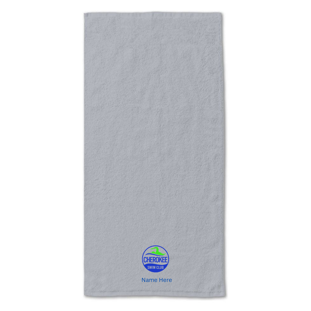 34" x 70" Velour Towel (Customized) - Cherokee Swim Club