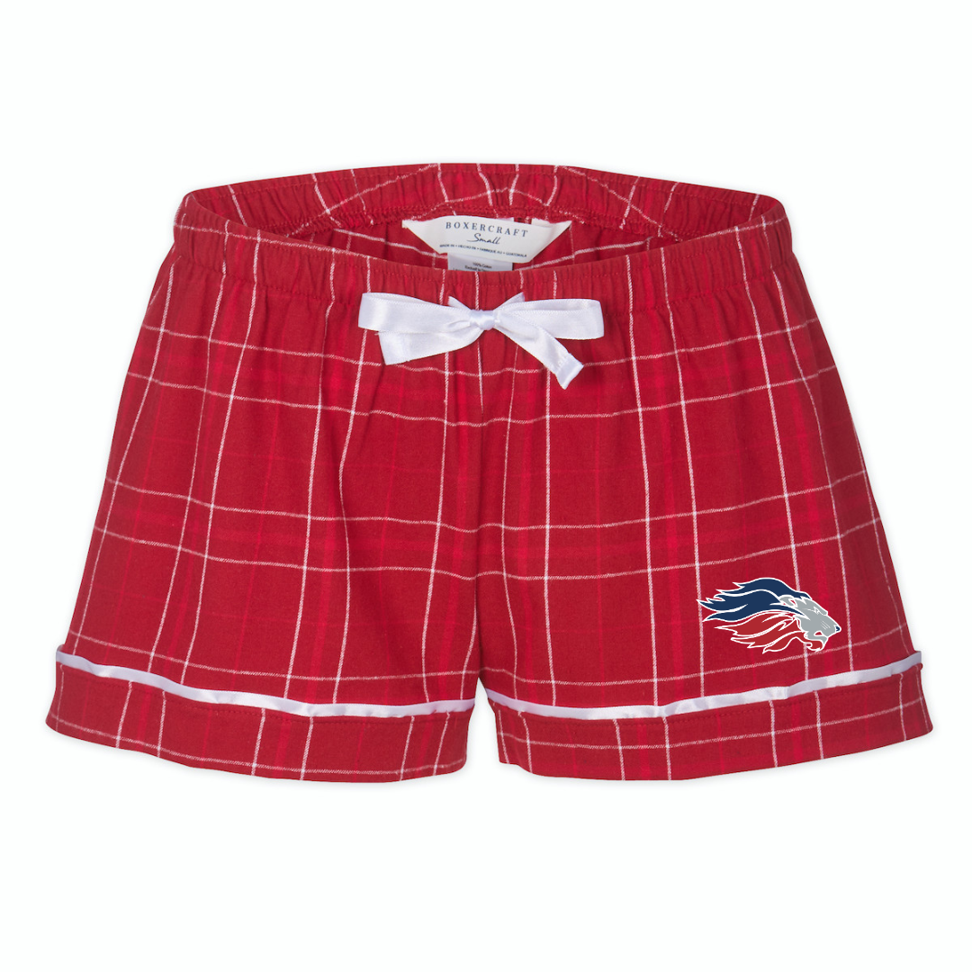 Boxercraft Women's Flannel Short (Customized) - Valor Christian
