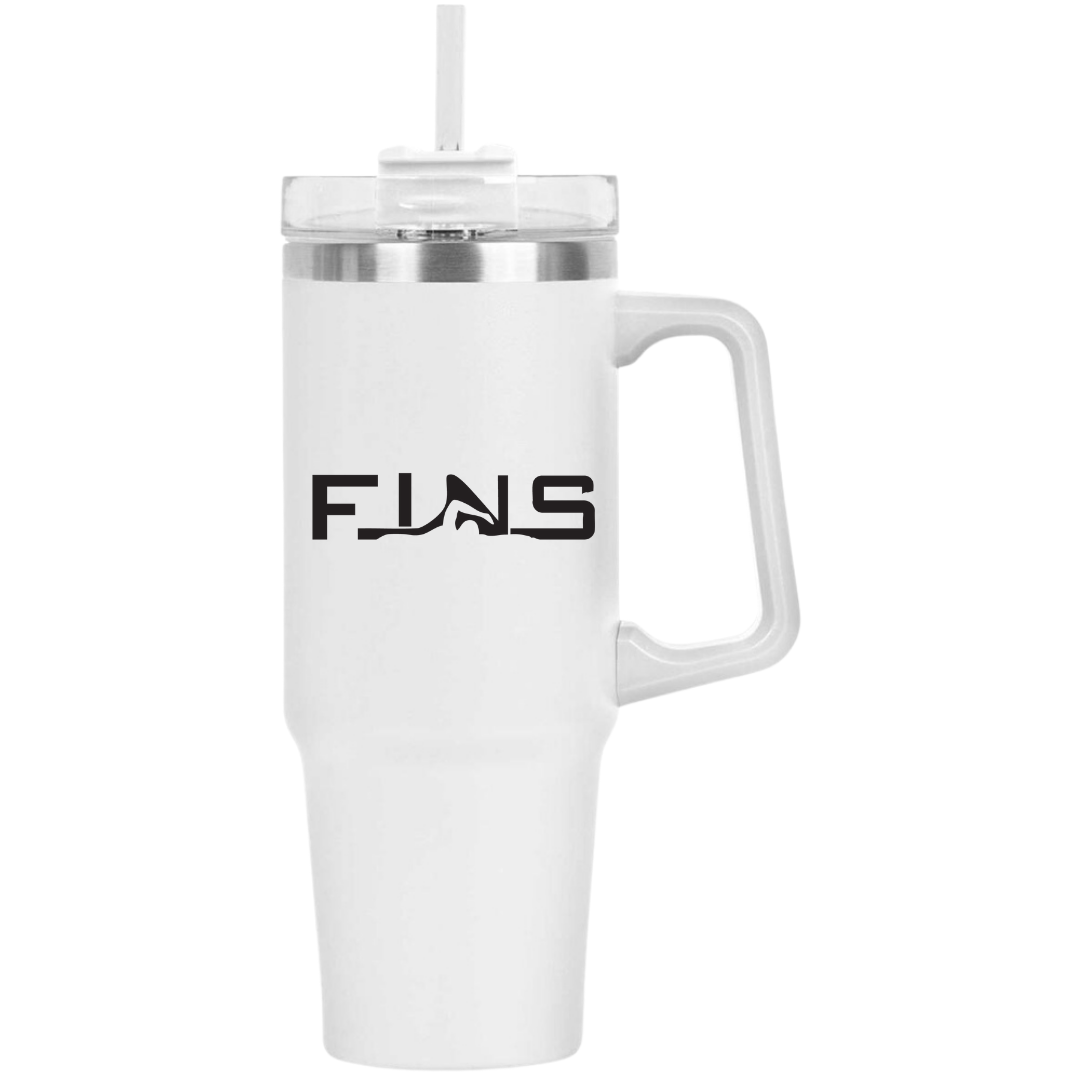 40oz Insulated Tumbler (Customized) - Bluffton Fins