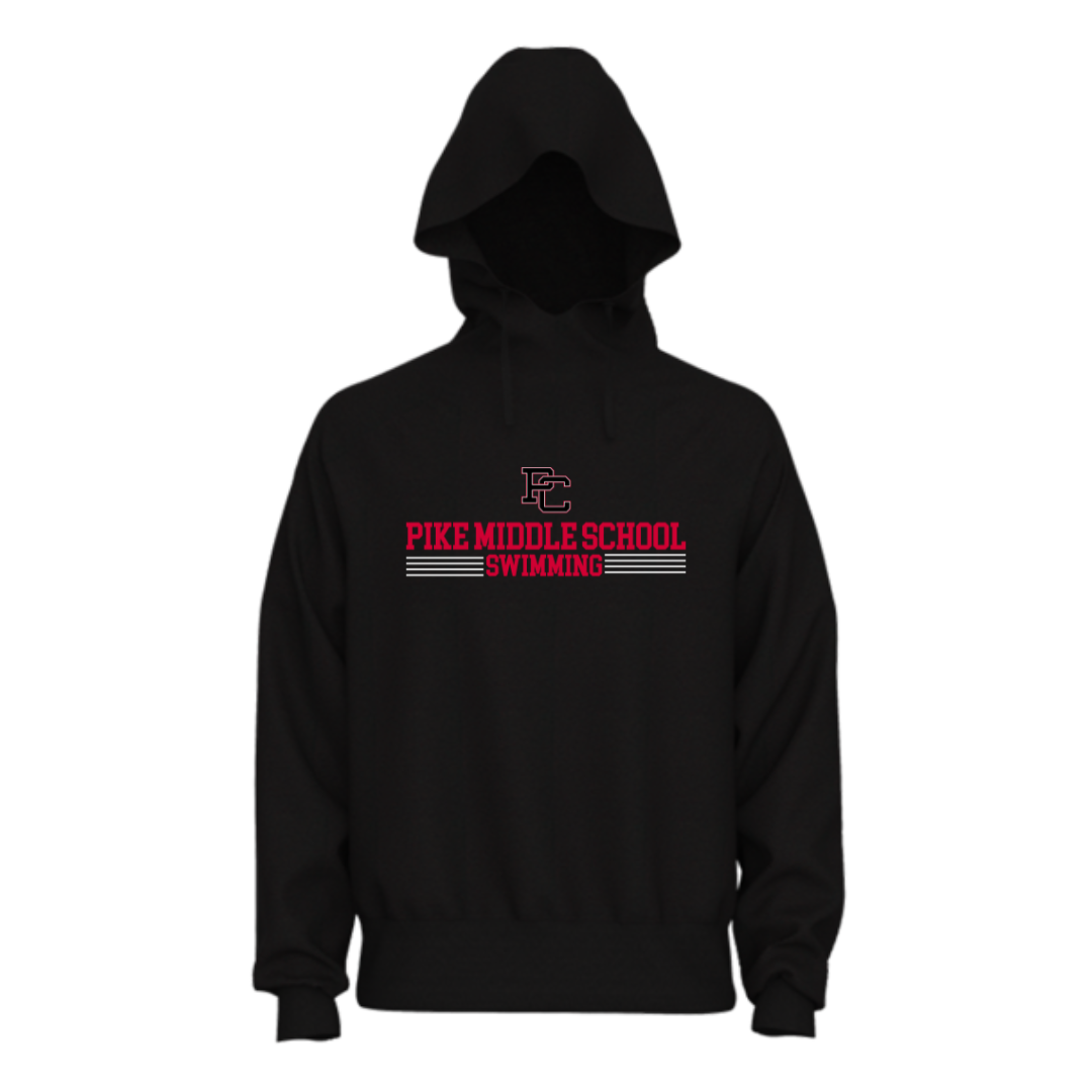 Speedo Unisex Hooded Sweatshirt (Customized) - Pike Middle