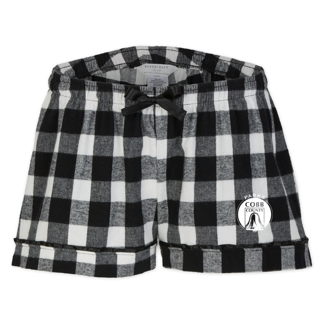 Boxercraft Women's Flannel Short (Customized) - Cobb County