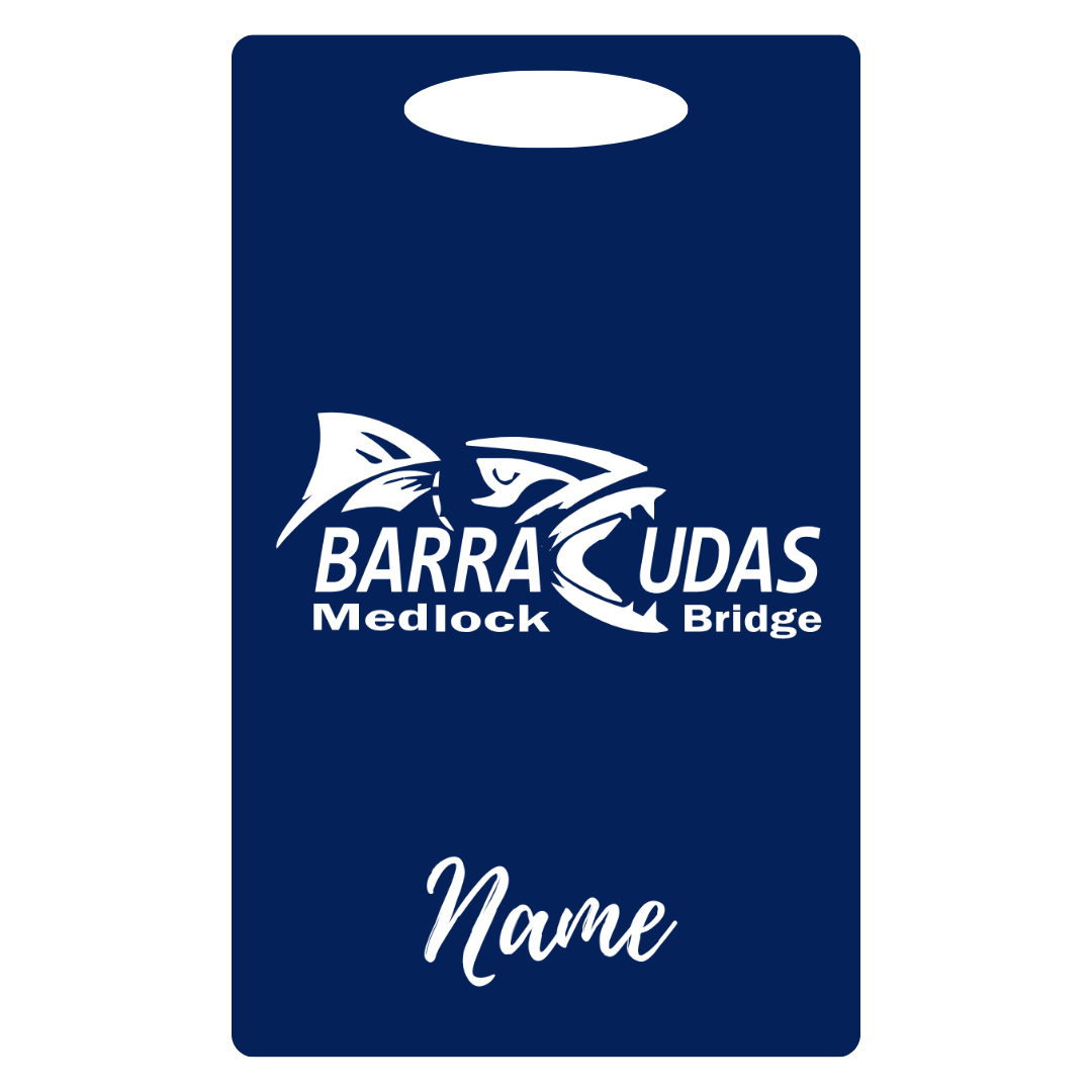 Aluminum Bag Tag (Customized) - Medlock Bridge