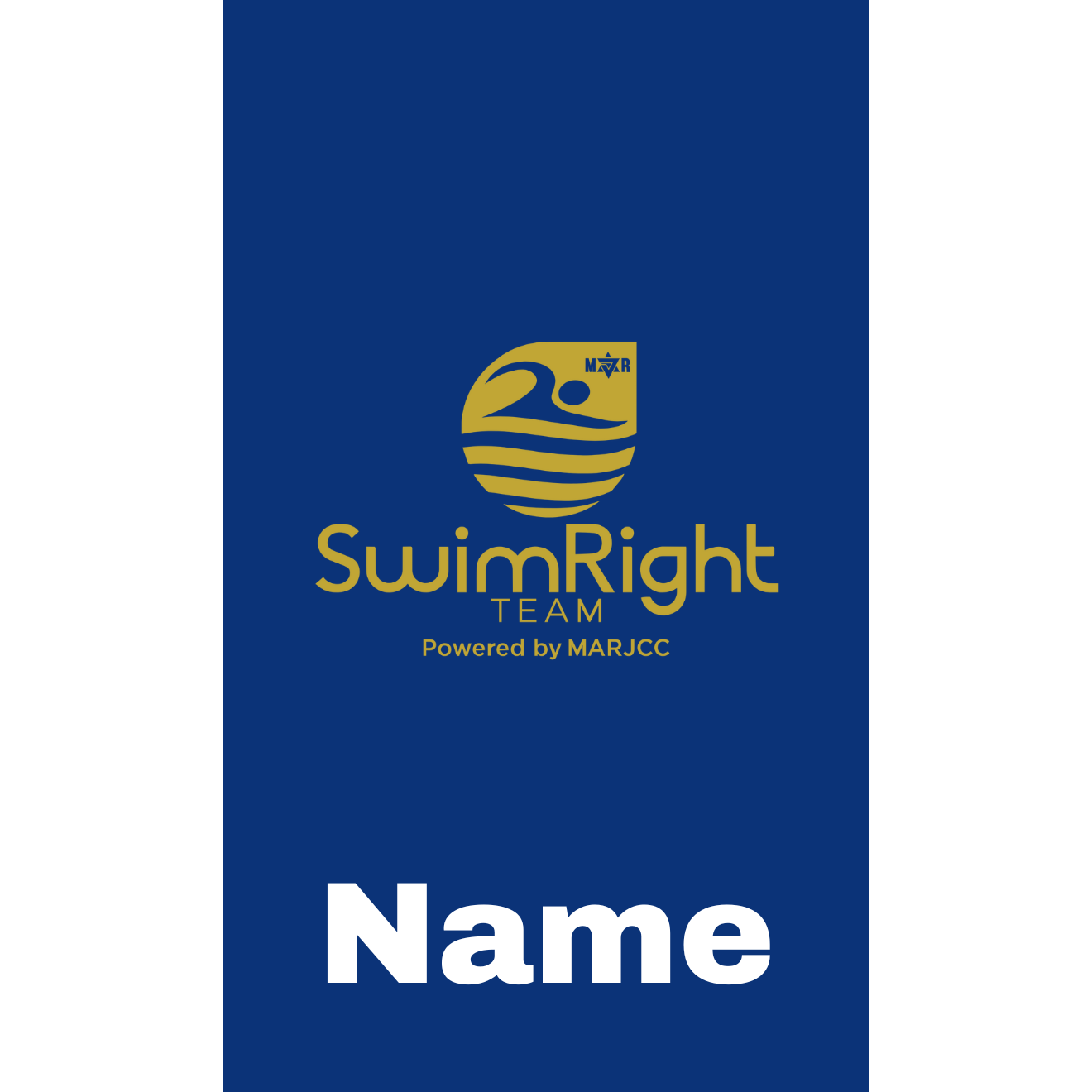 Aluminum Bag Tag (Customized) - SwimRight Team