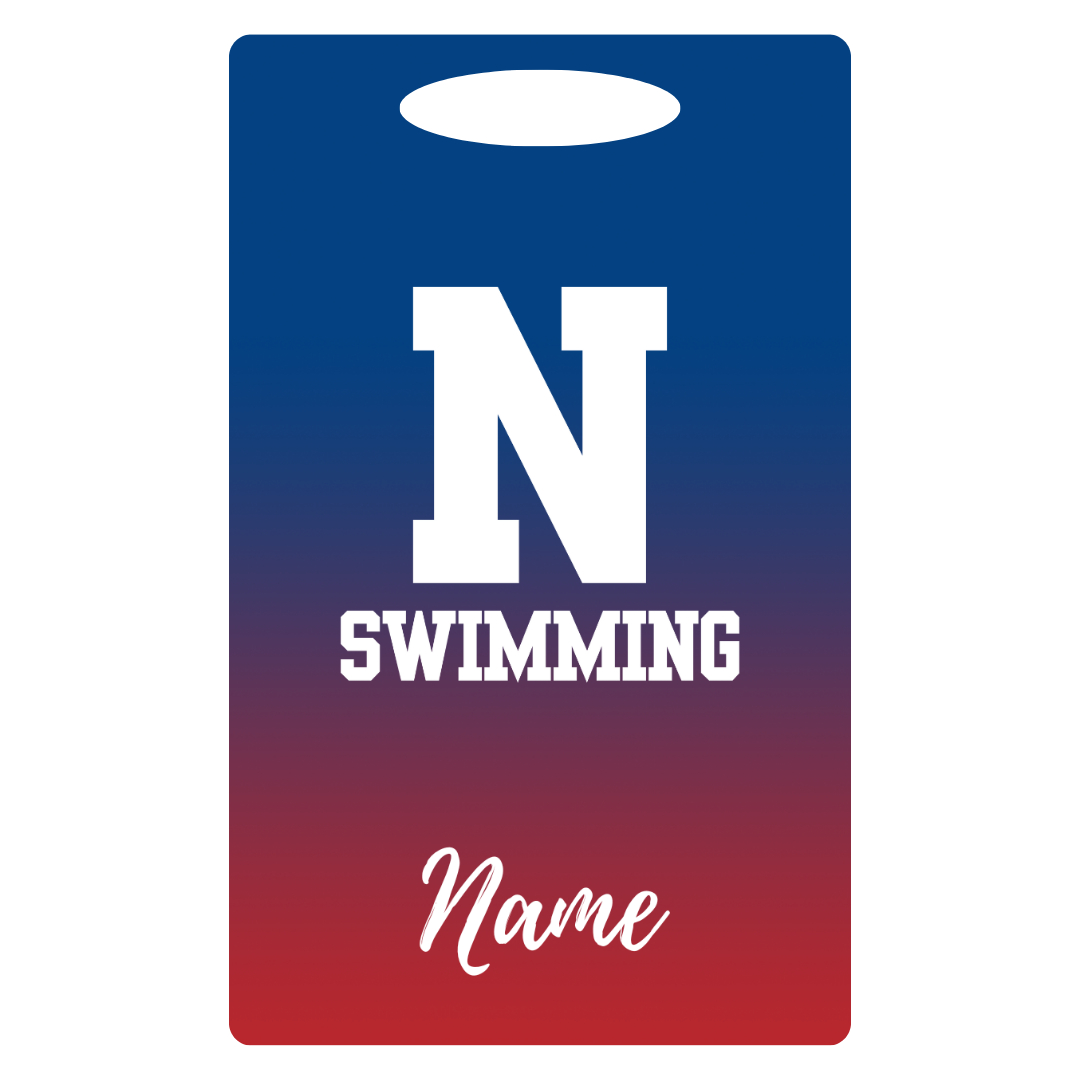 Aluminum Bag Tag (Customized) - North Meck HS