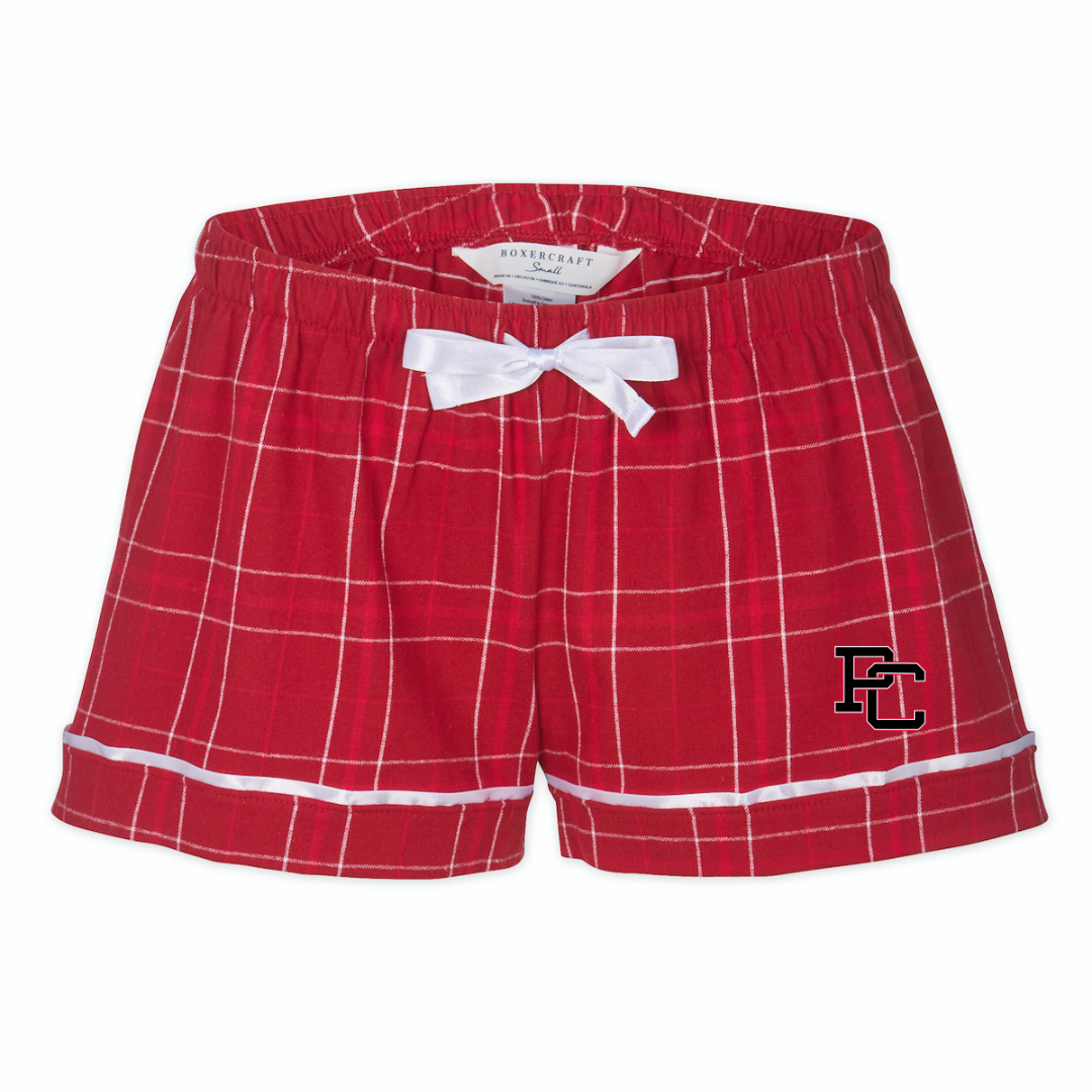 Boxercraft Women's Flannel Short (Customized) - Pike Middle