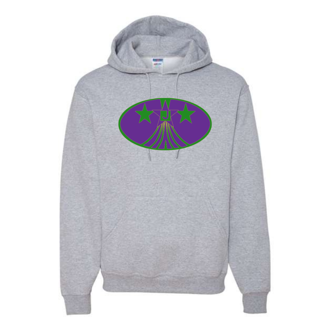 Medium Weight Unisex Hooded Sweatshirt (Customized) - Streamline and Sprint (The J)