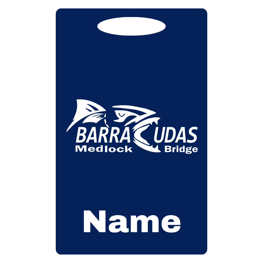 Aluminum Bag Tag (Customized) - Medlock Bridge