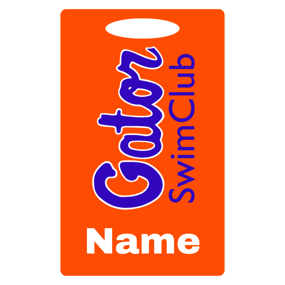 Aluminum Bag Tag (Customized) - Gator