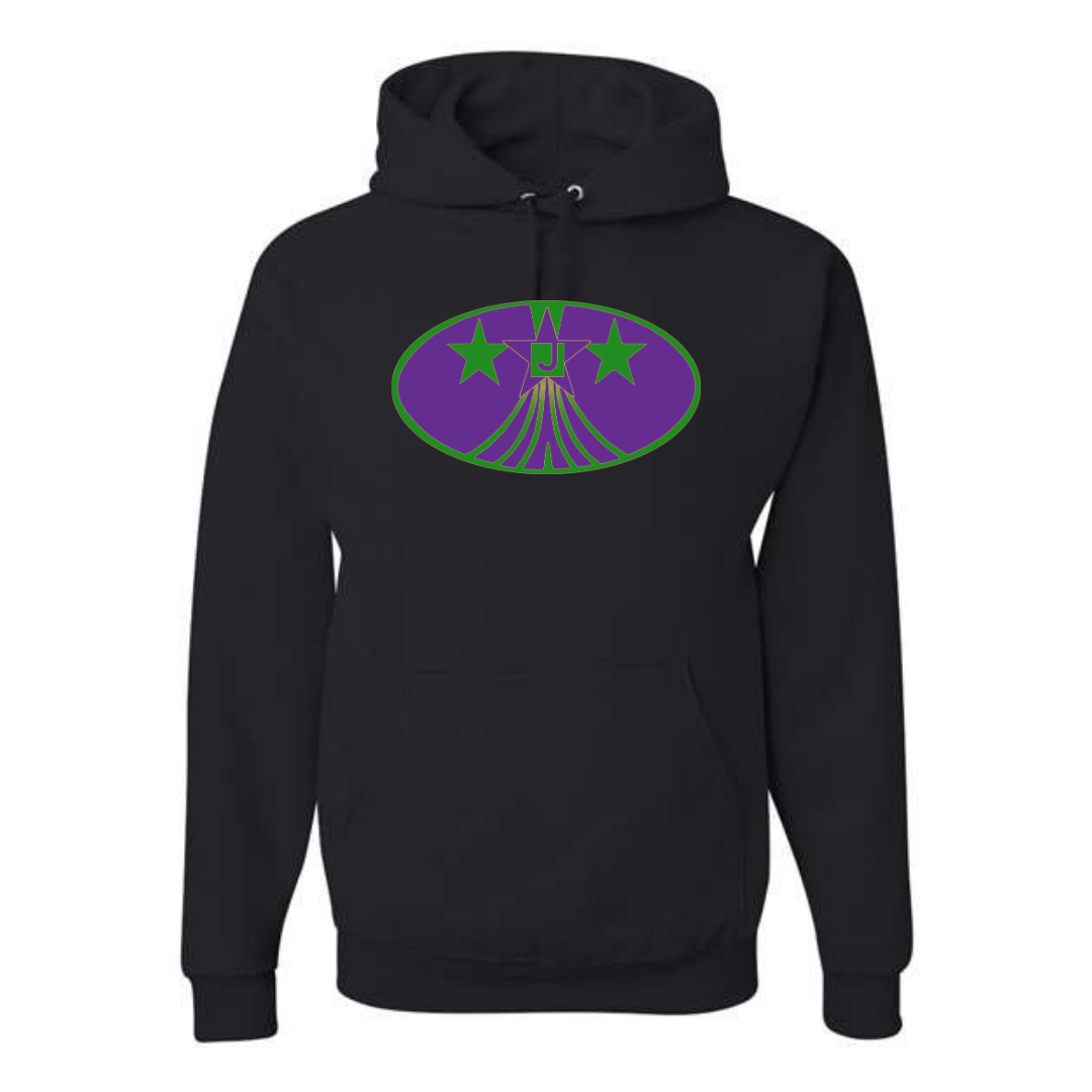 Medium Weight Unisex Hooded Sweatshirt (Customized) - Streamline and Sprint (The J)