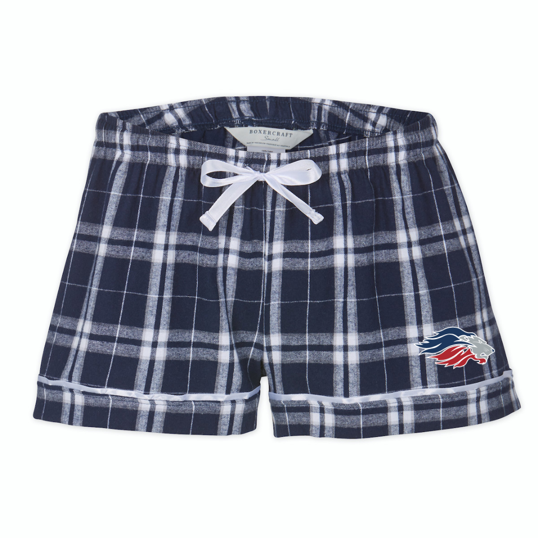 Boxercraft Women's Flannel Short (Customized) - Valor Christian