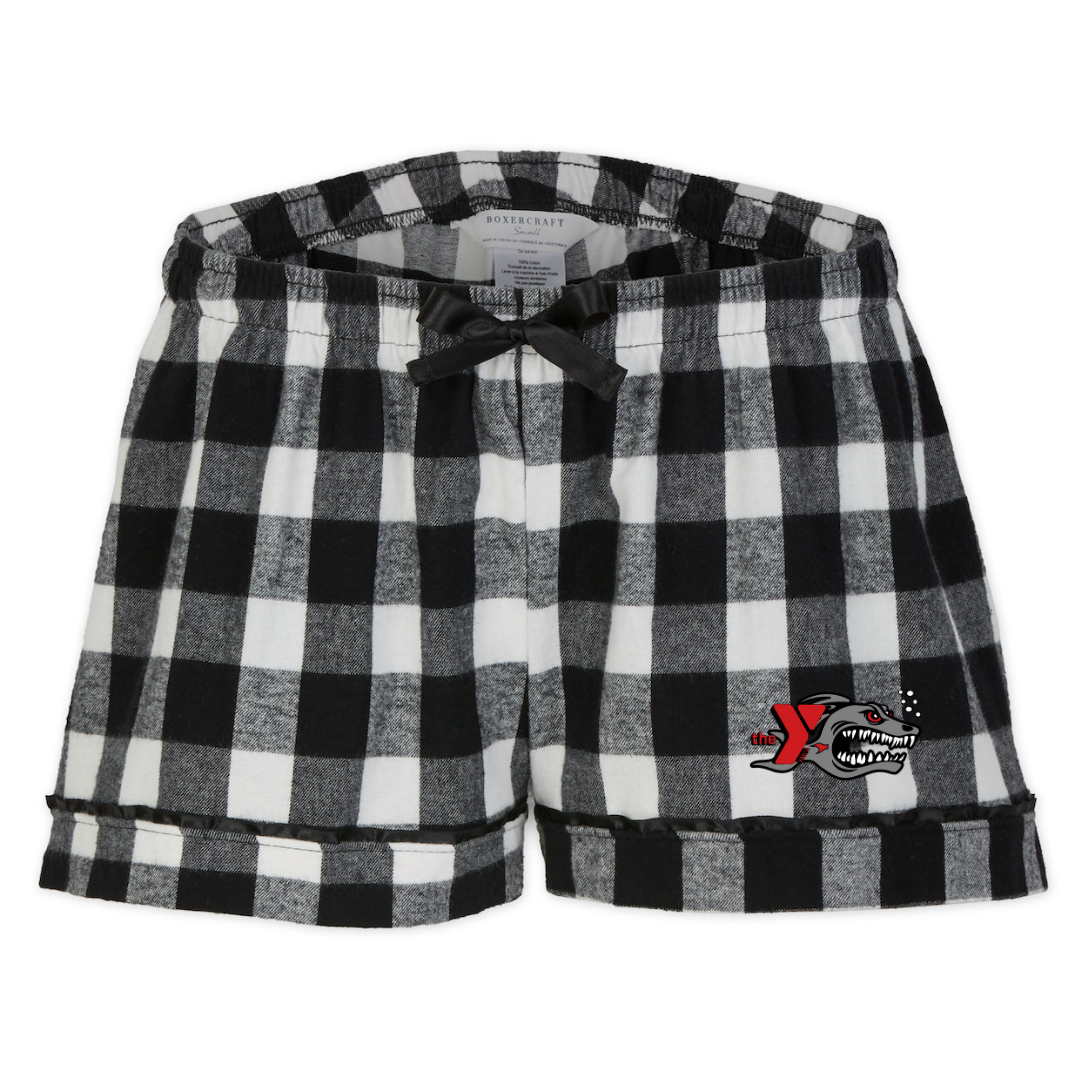 Boxercraft Women's Flannel Short (Customized) - Valdosta YMCA