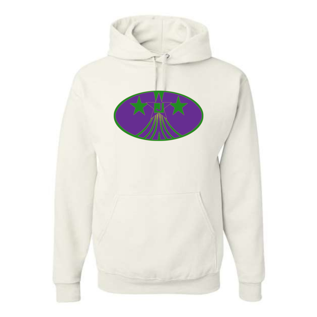 Medium Weight Unisex Hooded Sweatshirt (Customized) - Streamline and Sprint (The J)