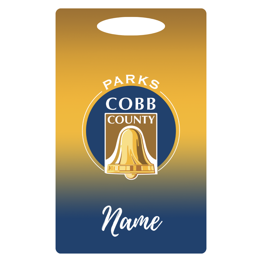 Aluminum Bag Tag (Customized) - Cobb County