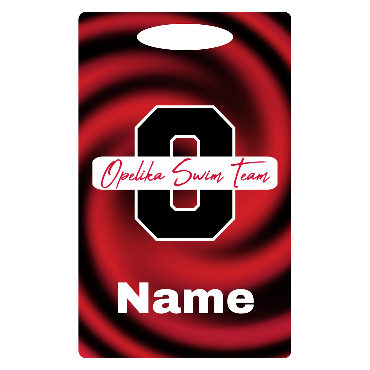 Aluminum Bag Tag (Customized) - Opelika