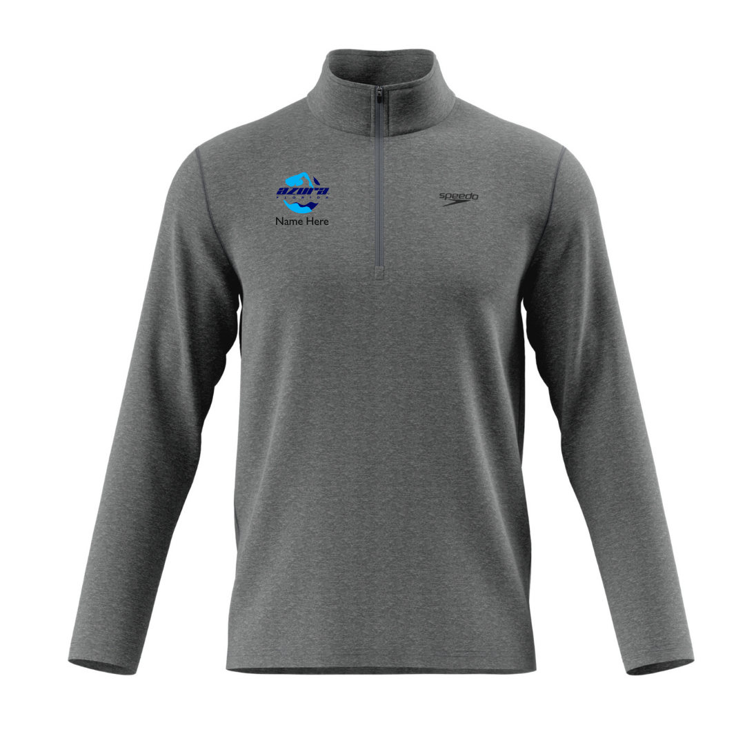 Speedo Unisex Lightweight Jersey 1/4 Zip (Customized) - Azura