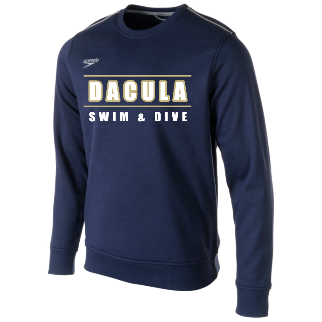 Speedo Fleece Crew Neck Sweatshirt (Customized) - Dacula High School