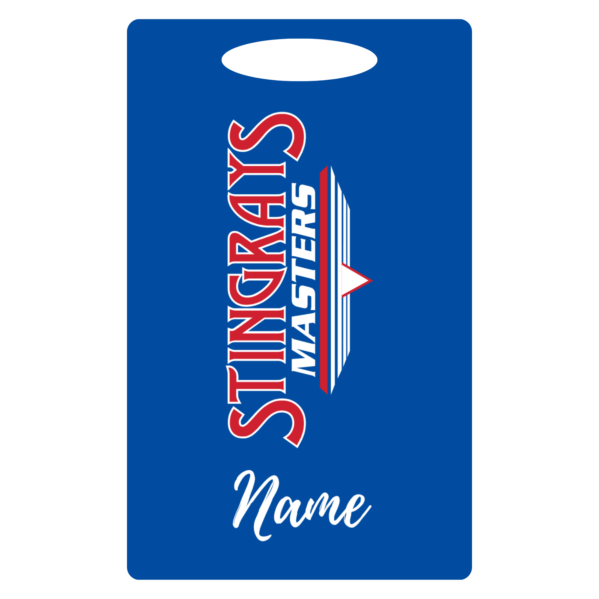 Aluminum Bag Tag (Customized) - Stingrays Swimming (Masters Team)