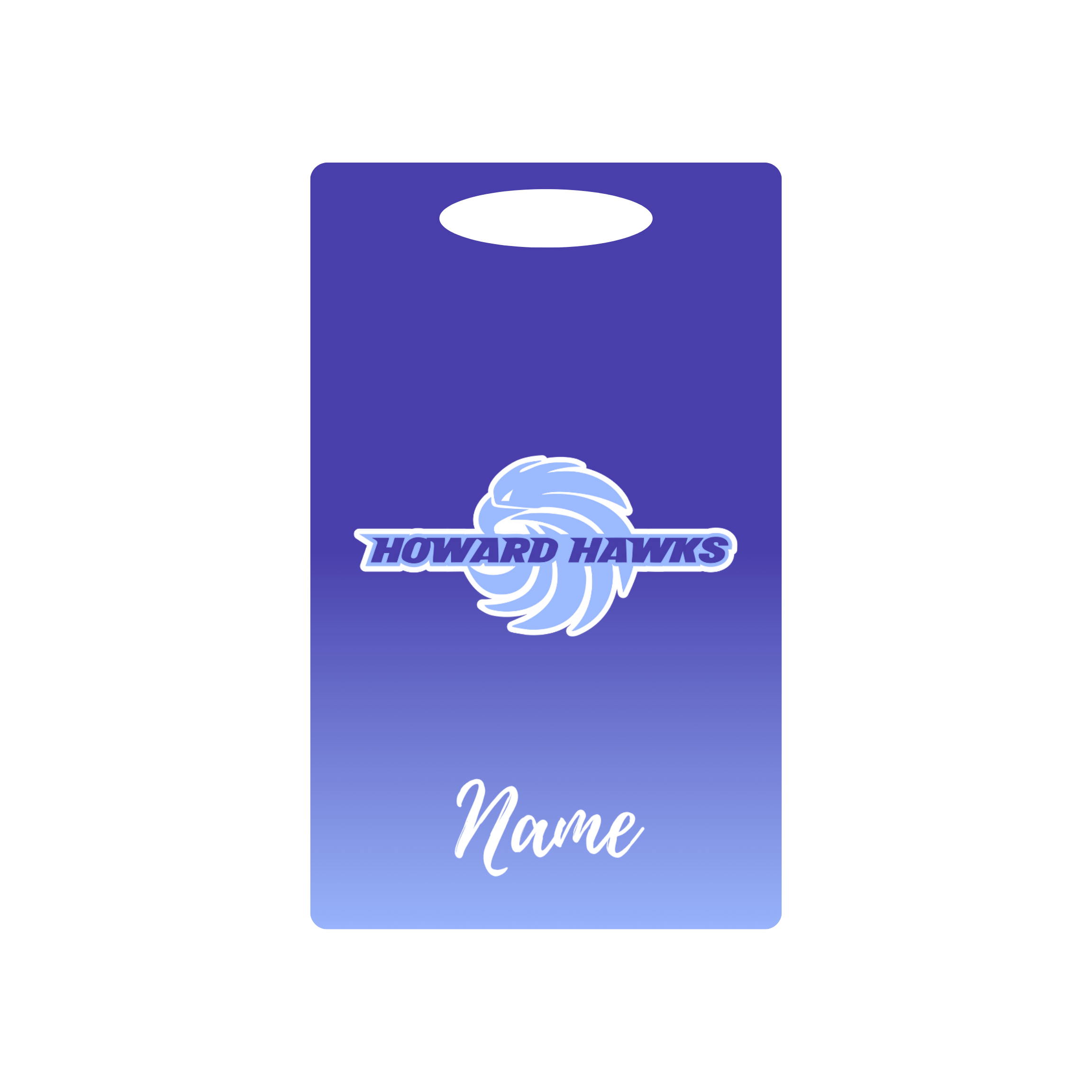 Aluminum Bag Tag (Customized) - The Howard School