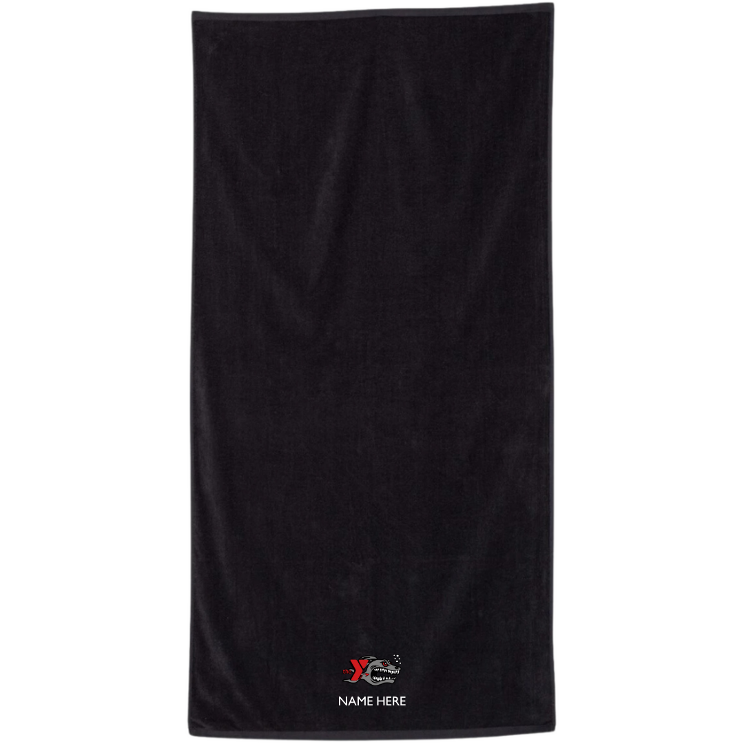 34" x 70" Velour Towel (Customized) - Valdosta YMCA