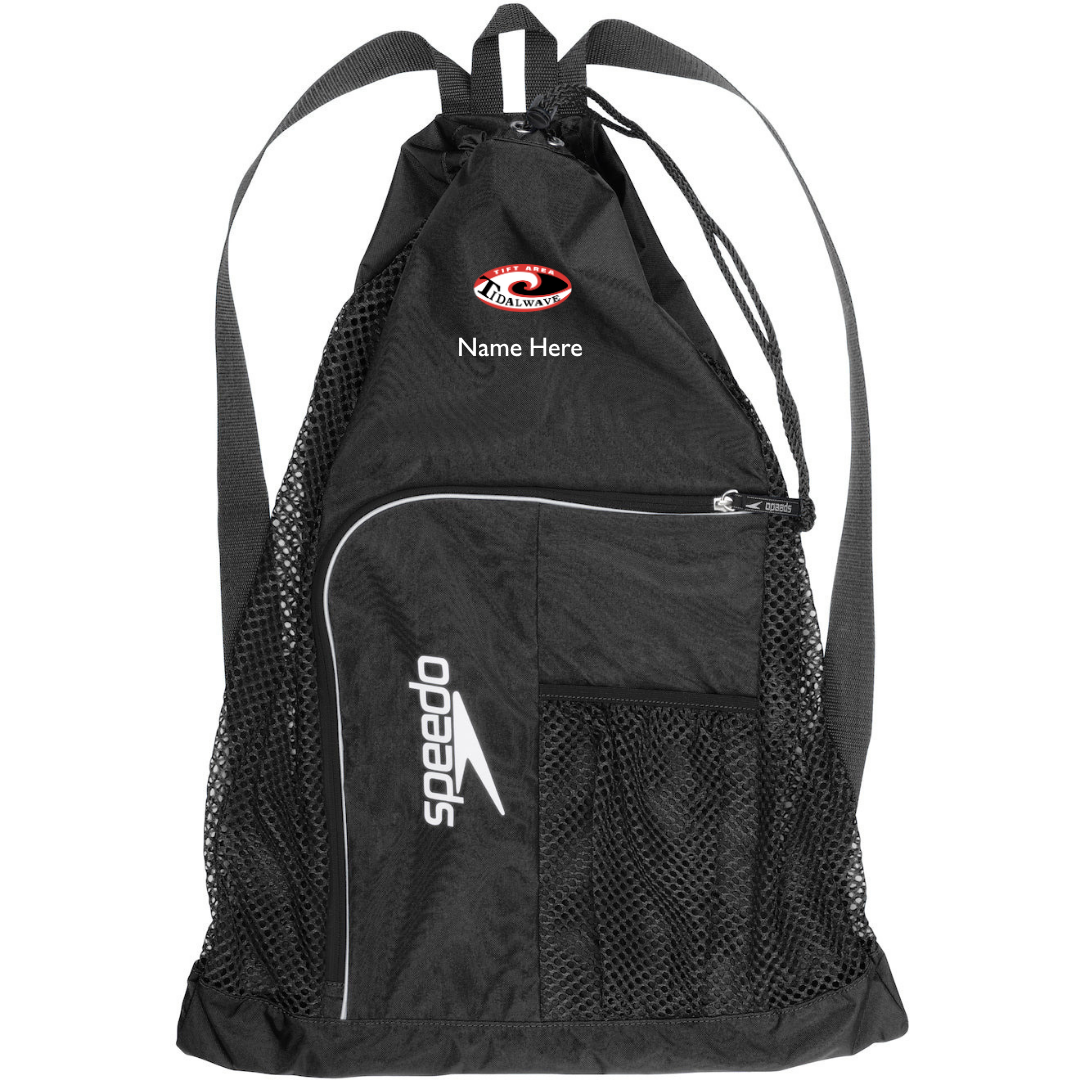 Speedo Deluxe Ventilator Backpack (Customized) - Tiftarea Tidal Waves
