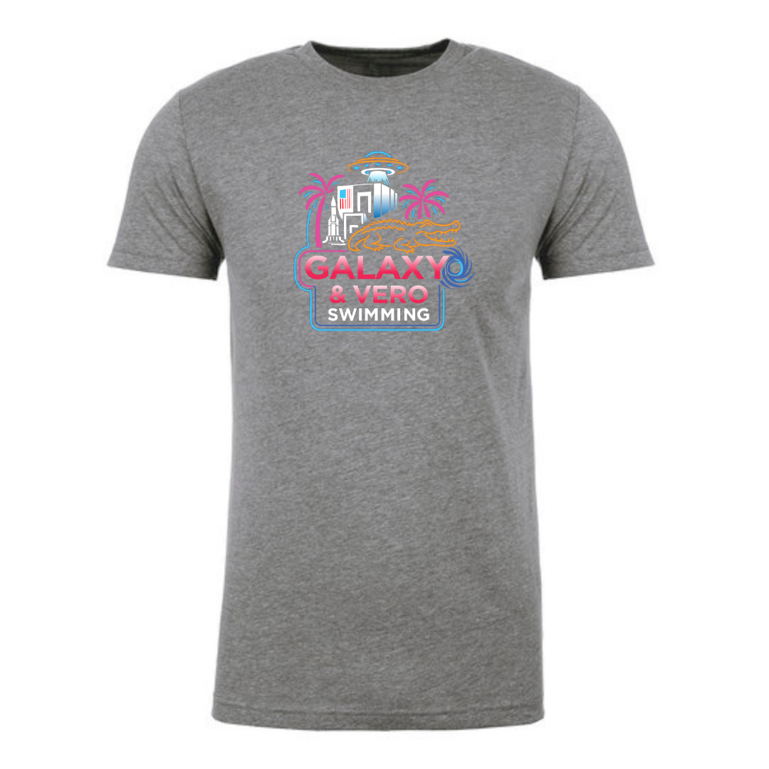 Short Sleeve T-Shirt (Heat Press) - Galaxy & Vero Swimming