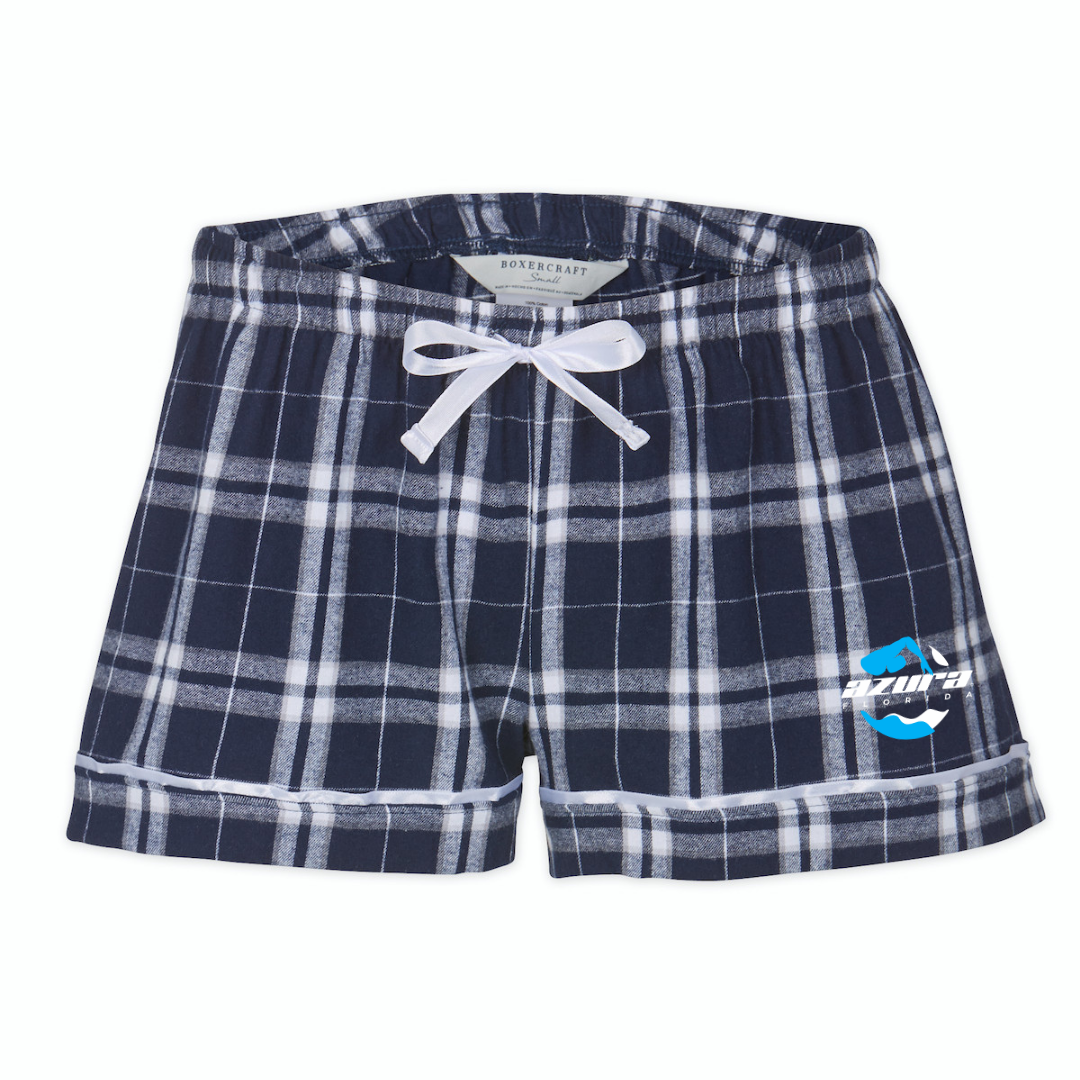 Boxercraft Women's Flannel Short (Heat Press) - Azura