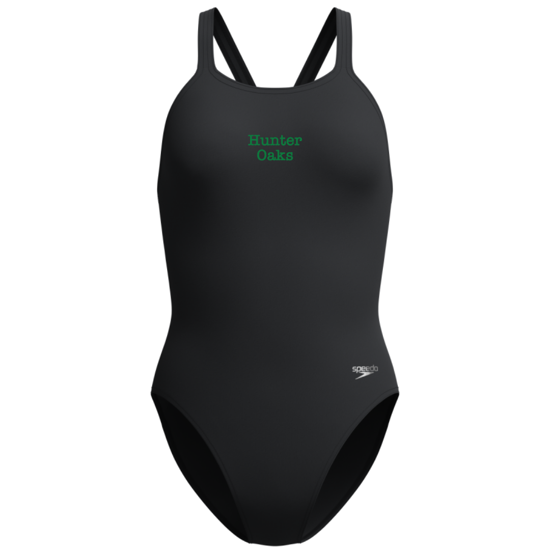 Speedo Endurasoft Solid Leaderback (Heat Press) - Hunter Oaks