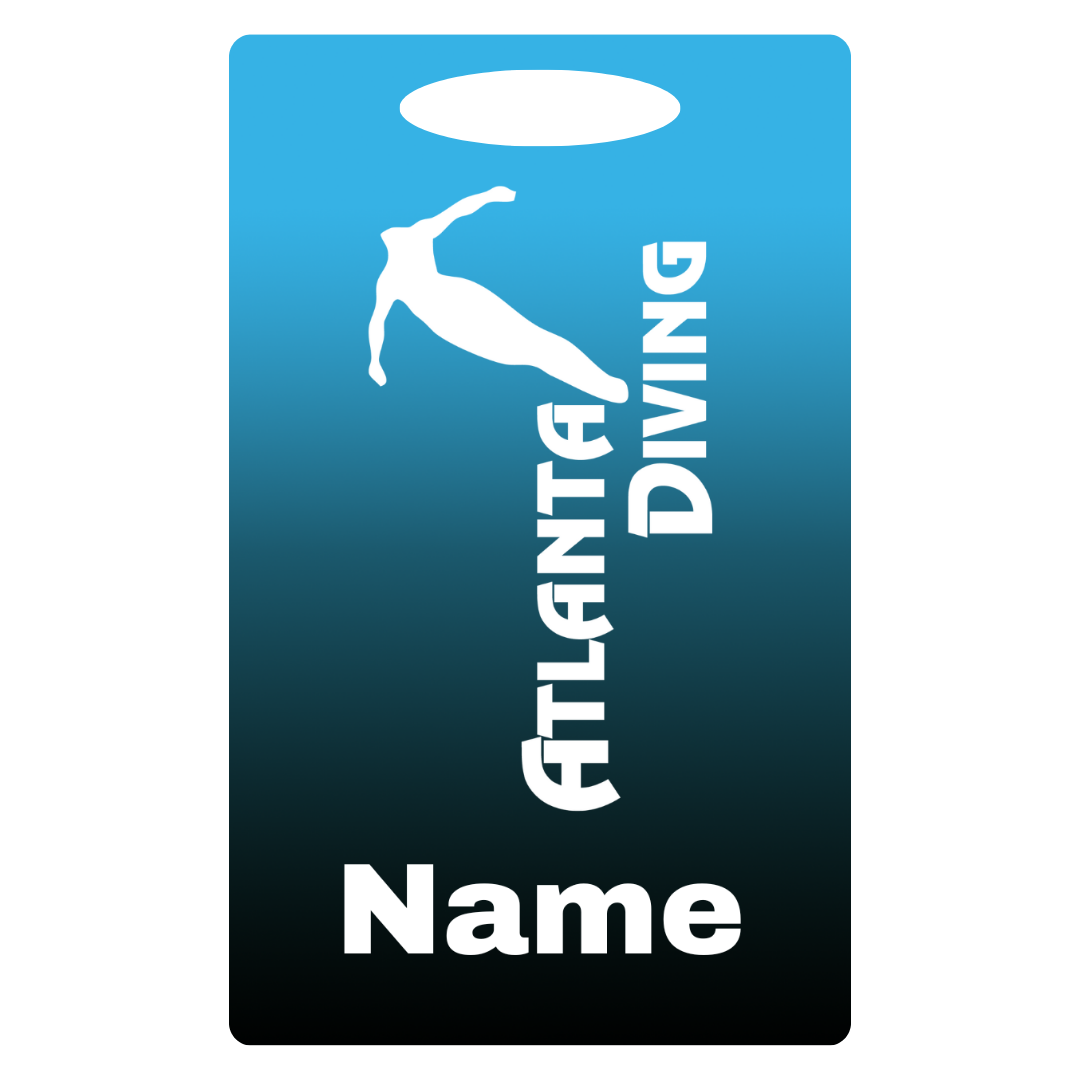 Aluminum Bag Tag (Customized) - Atlanta Diving