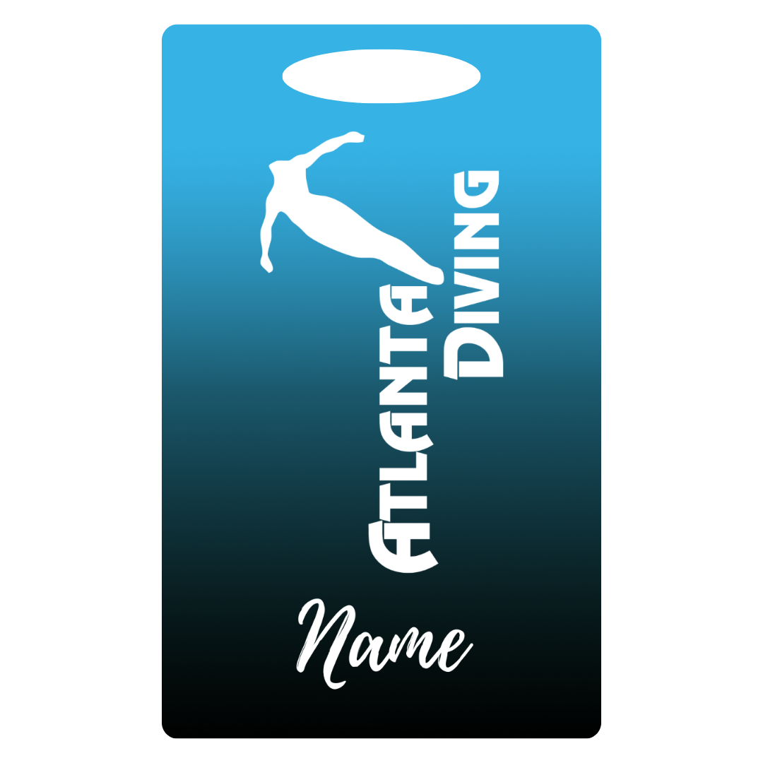 Aluminum Bag Tag (Customized) - Atlanta Diving