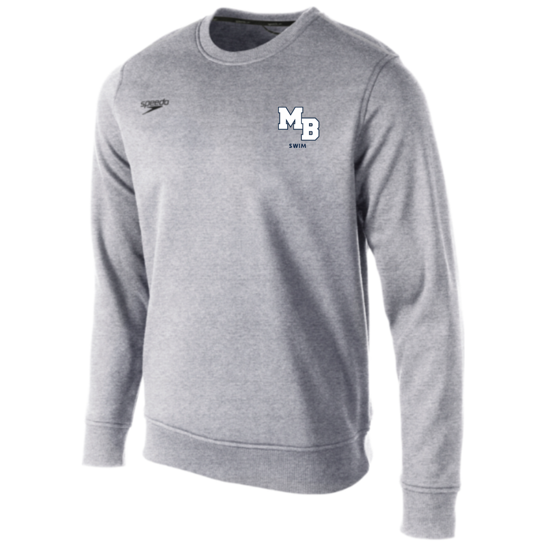 Speedo Fleece Crew Neck Sweatshirt (Customized) - Mount Bethel