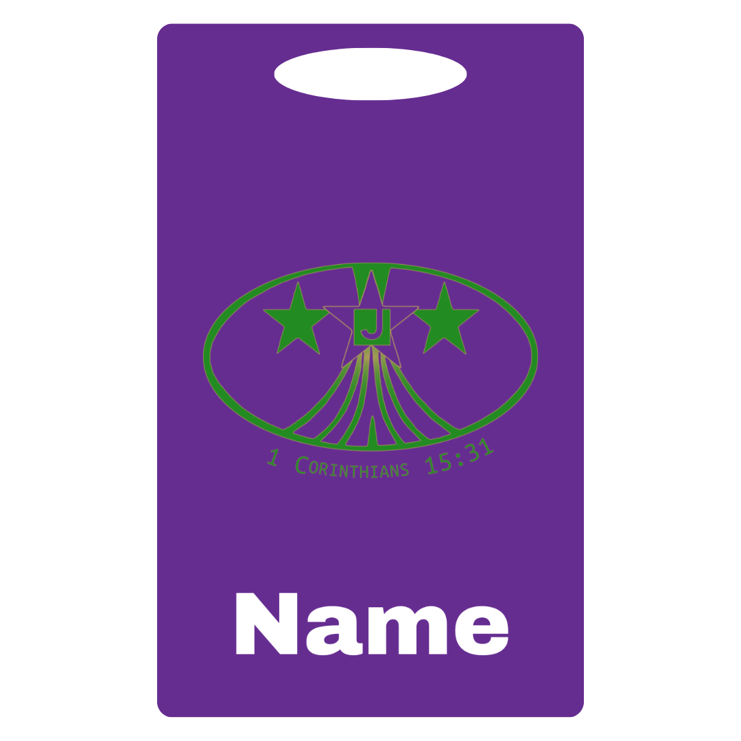 Aluminum Bag Tag (Customized) - Streamline and Sprint (The J)
