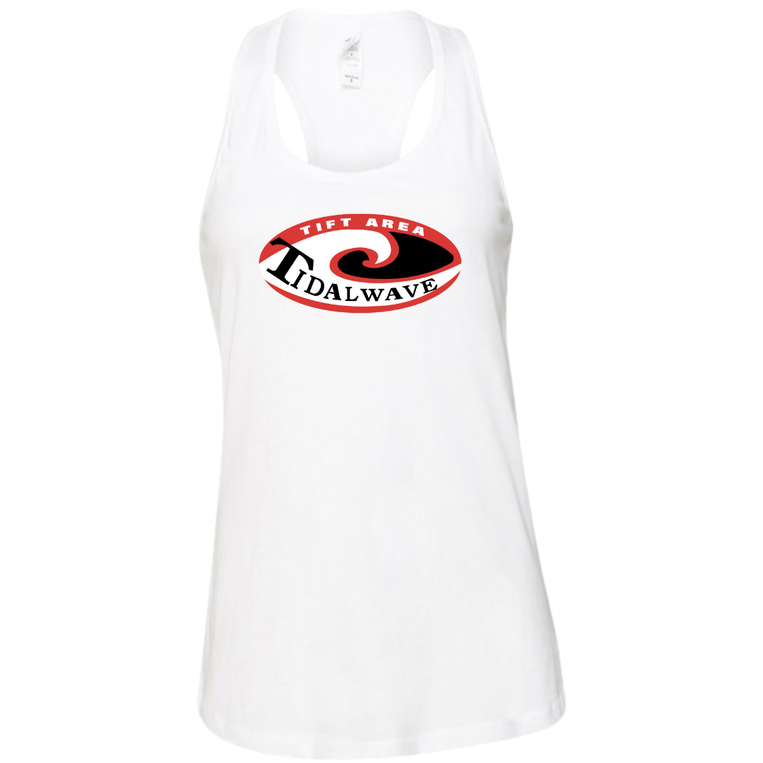 Ladies Racerback Flowy Tank (Customoized) - Tiftarea Tidal Waves