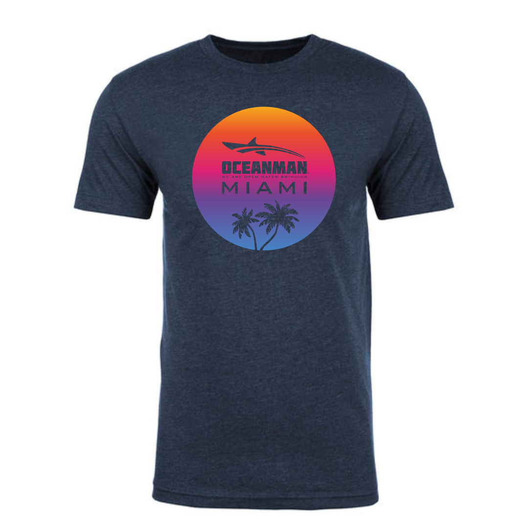 Short Sleeve T-Shirt gradient logo (Customized) - Oceanman