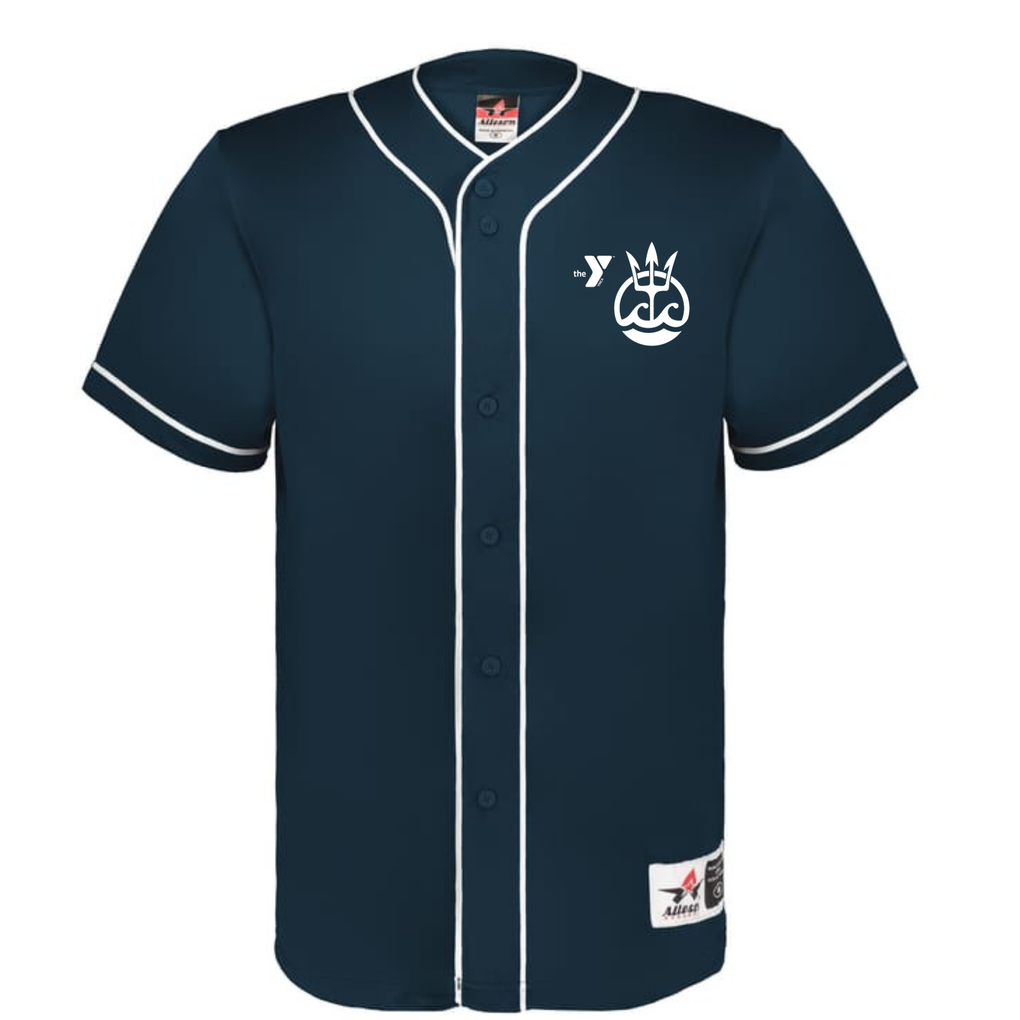 Diamond Full Button Baseball Jersey (Customized) - Summit