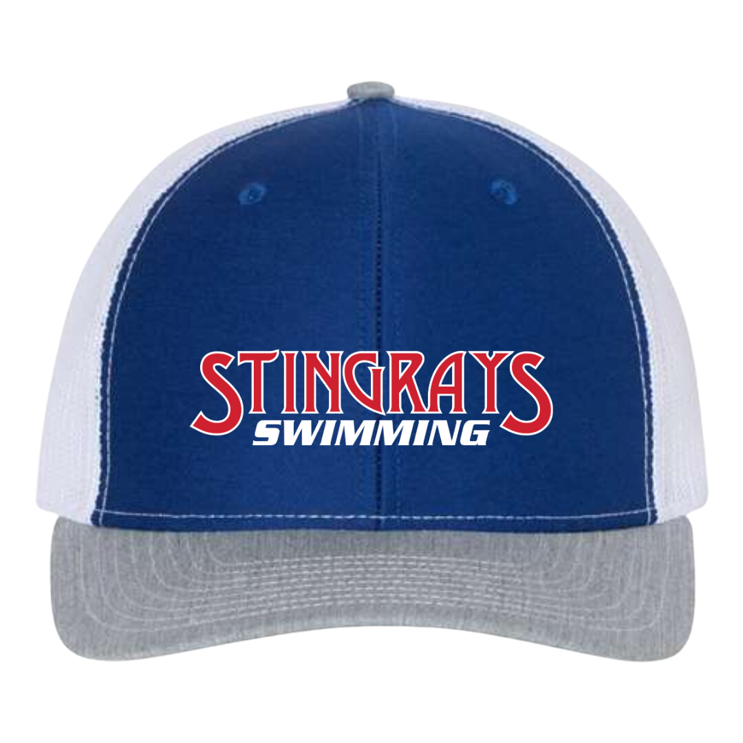 Richardson 112 Snap Back Hat (Customized) - Stingrays Swimming