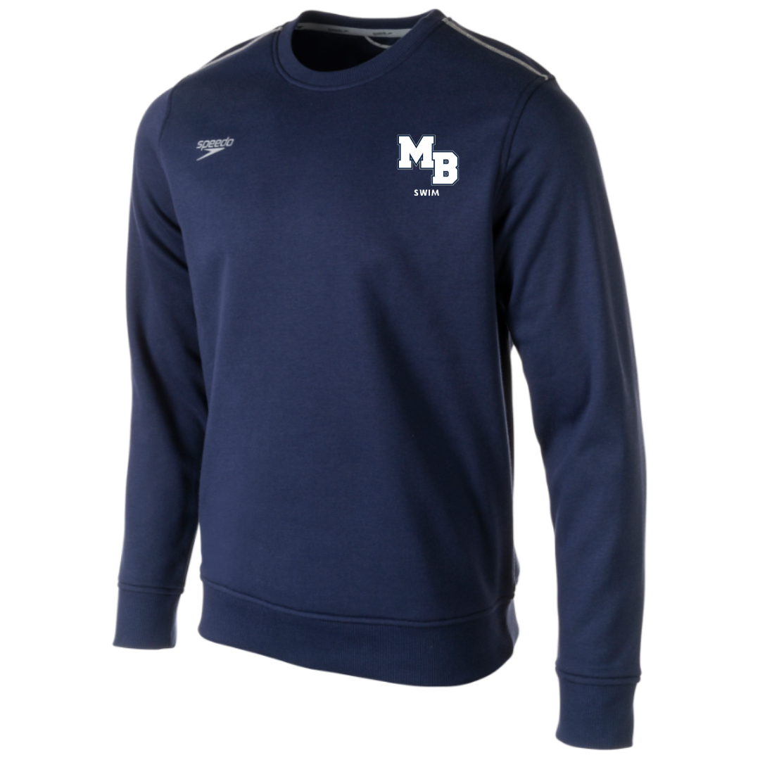 Speedo Fleece Crew Neck Sweatshirt (Customized) - Mount Bethel
