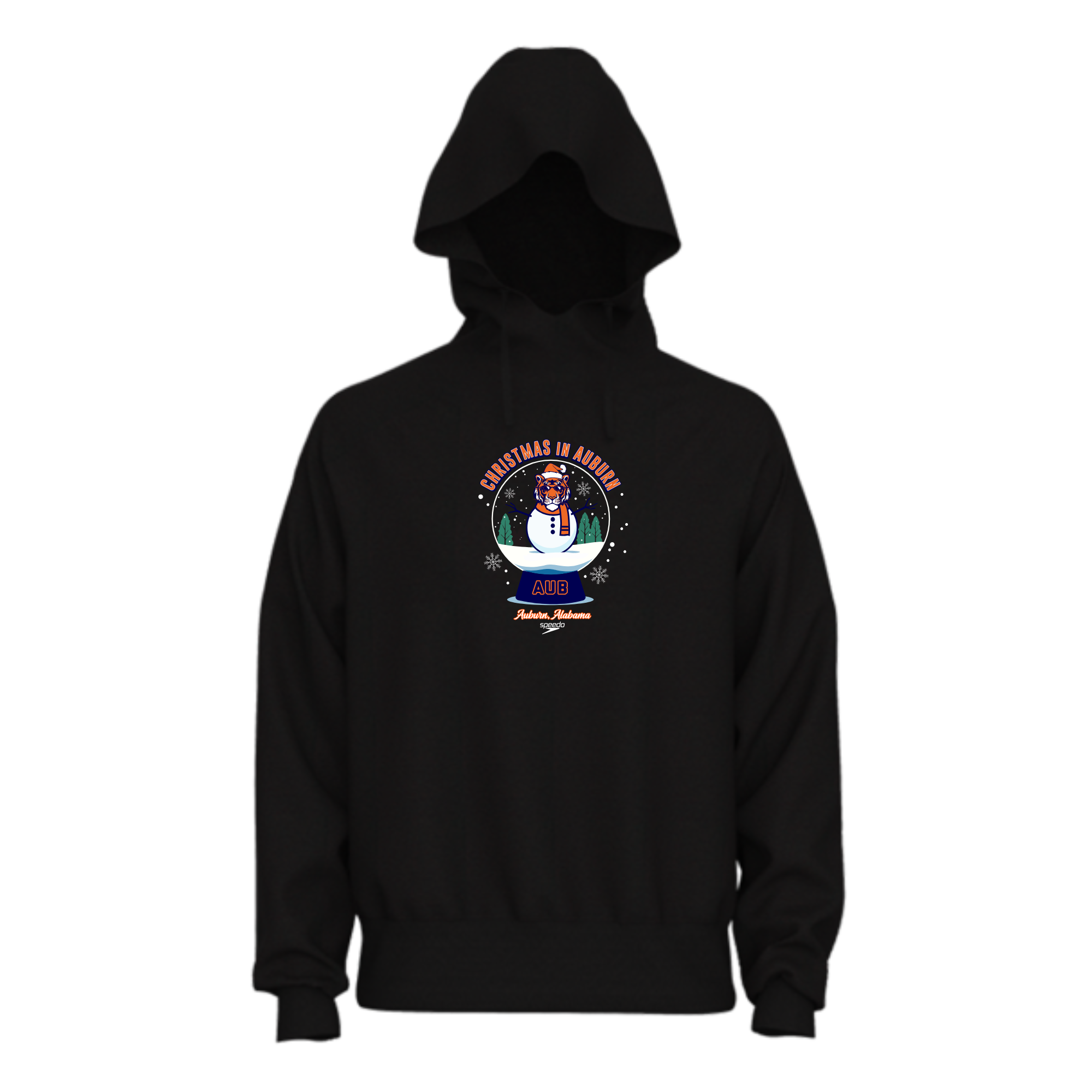 Speedo Unisex Hooded Sweatshirt (Customized) - Christmas in Auburn 2025