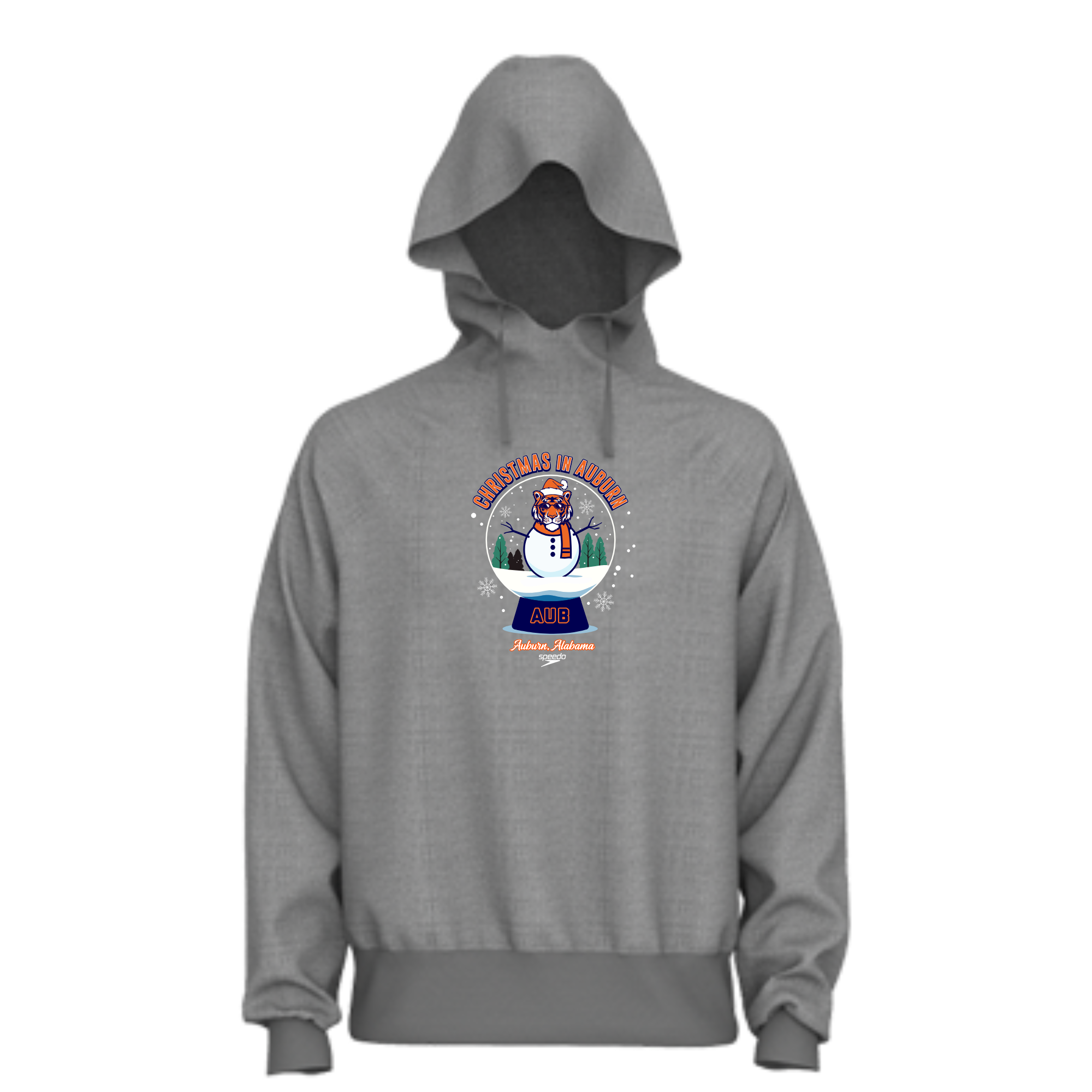 Speedo Unisex Hooded Sweatshirt (Customized) - Christmas in Auburn 2025