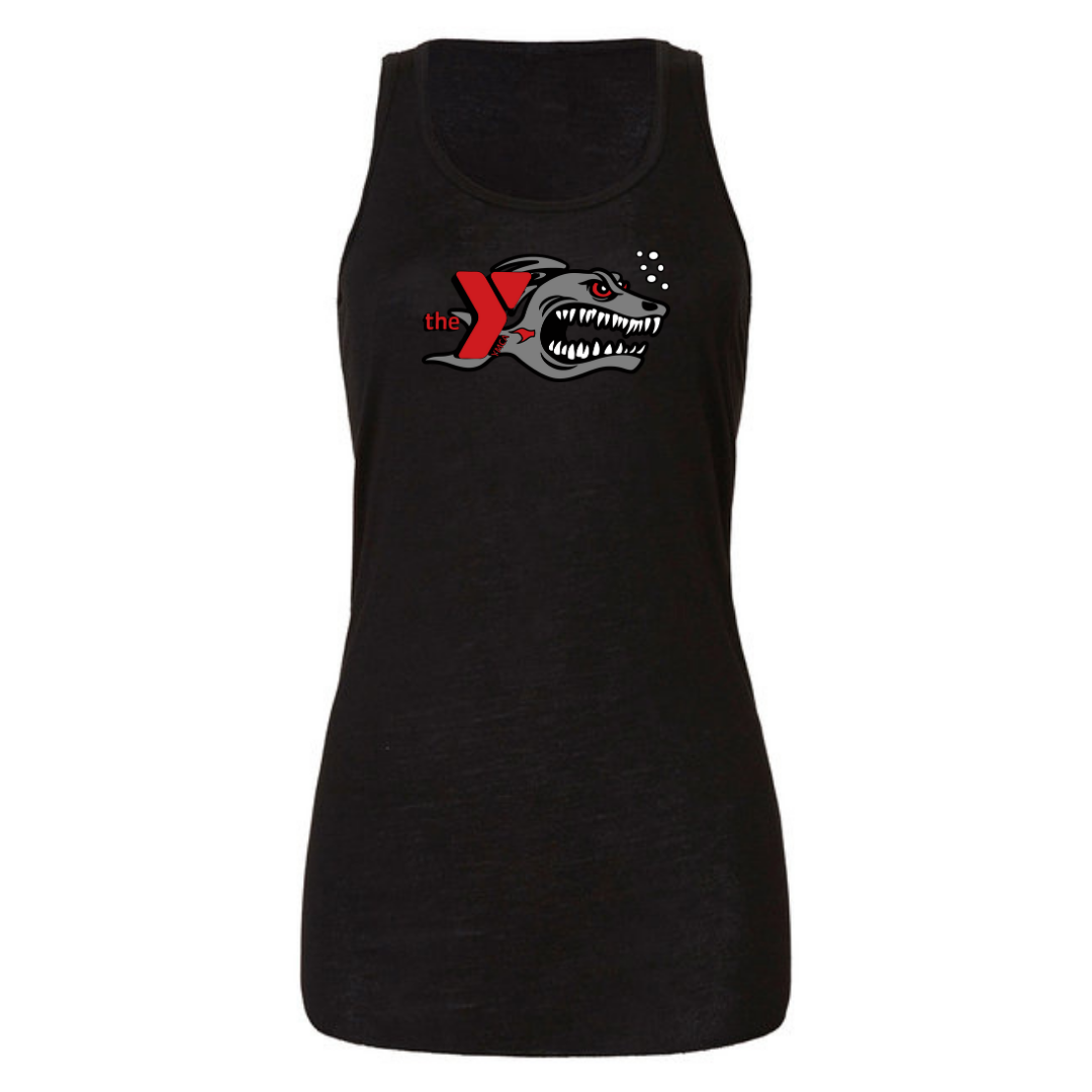 Ladies Racerback Flowy Tank (Customoized) - Valdosta YMCA