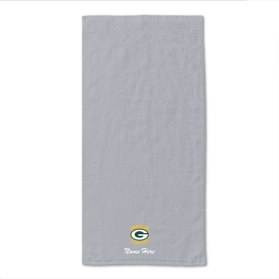 34" x 70" Velour Towel (Customized) - Grayson Swim Club
