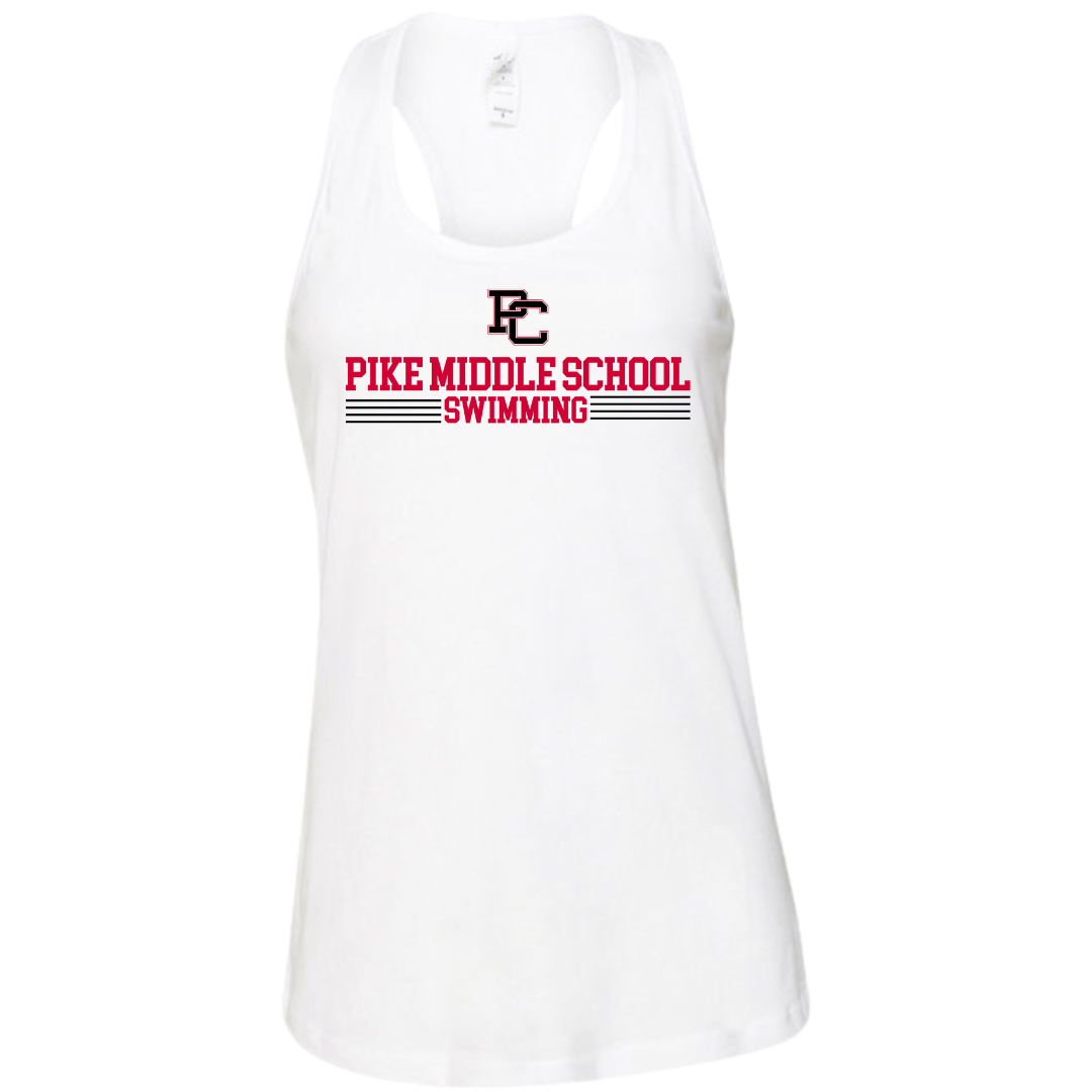 Ladies Racerback Flowy Tank (Customoized) - Pike Middle