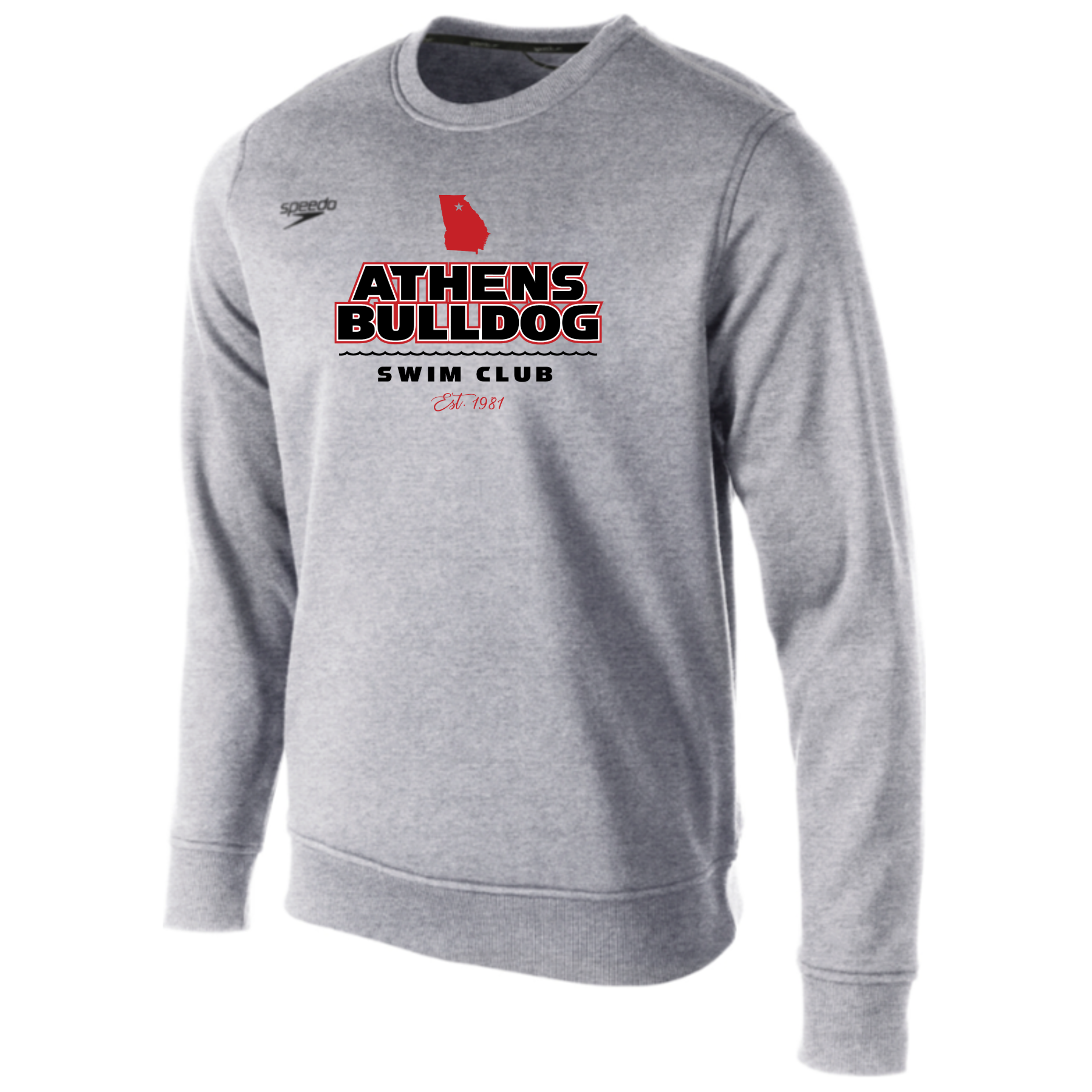 Speedo Fleece Crew Neck Sweatshirt Text Logo (Customized) - ABSC