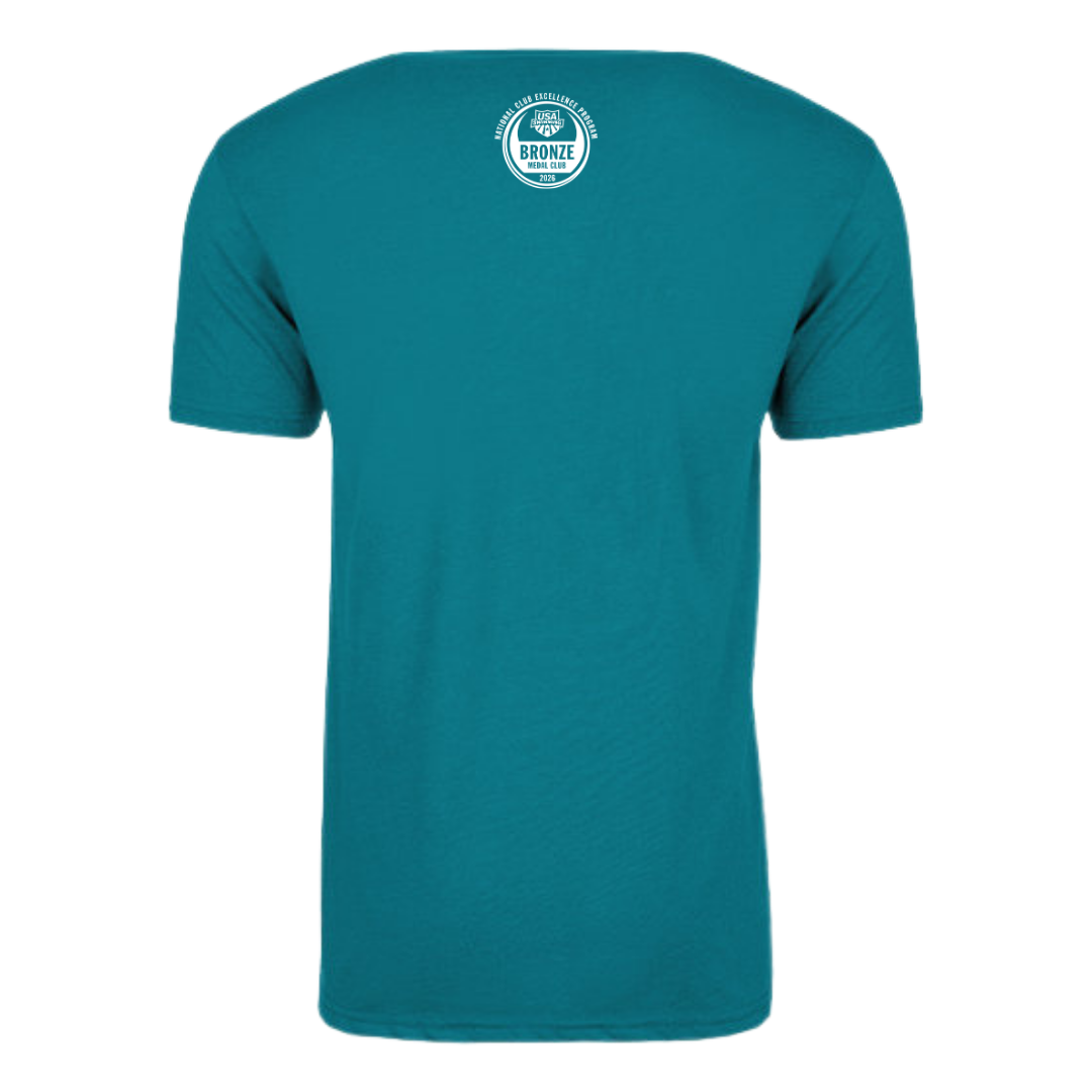 Turquoise Team Short Sleeve Shirt (Customized) - ATOM