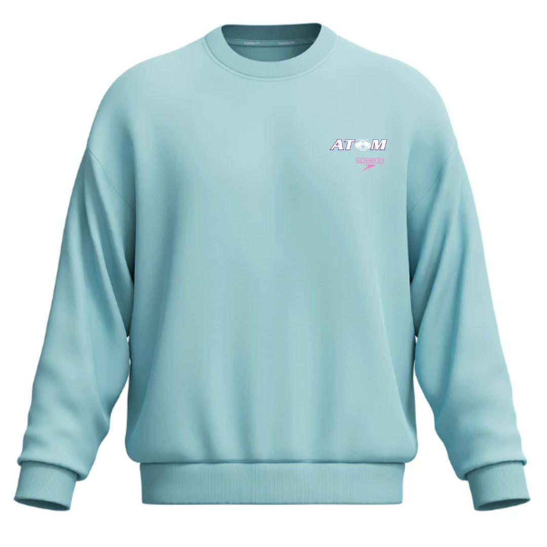 Speedo Unisex Logo Fleece Crewneck Sweatshirt (Embroidered) - ATOM