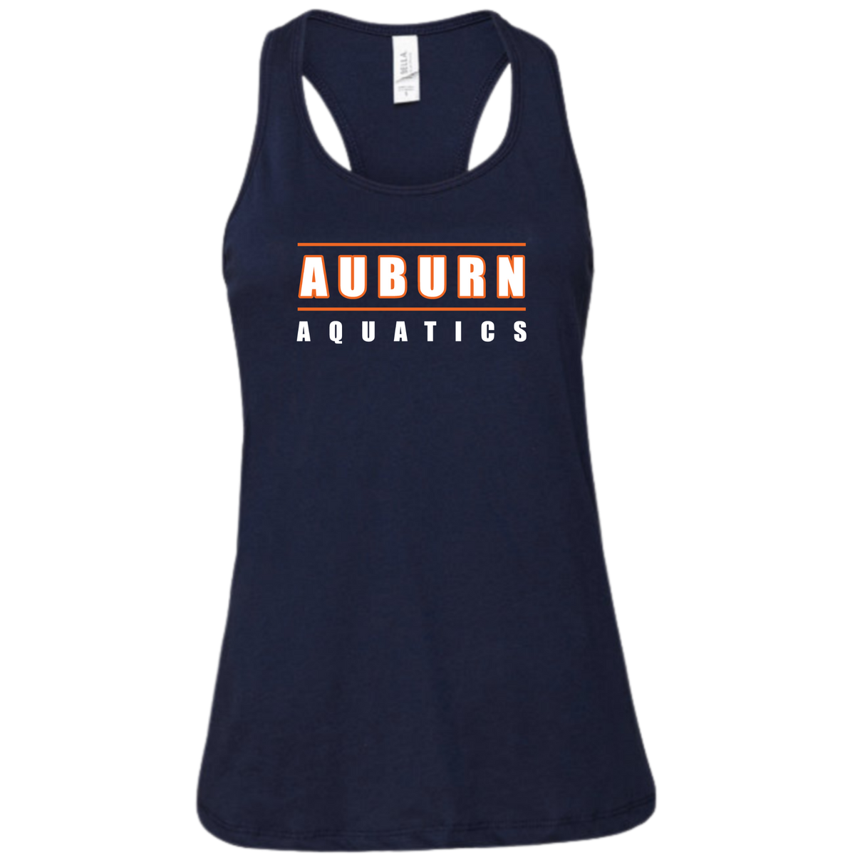 Ladies'  Racerback Tank (Customized) - Auburn Aquatics