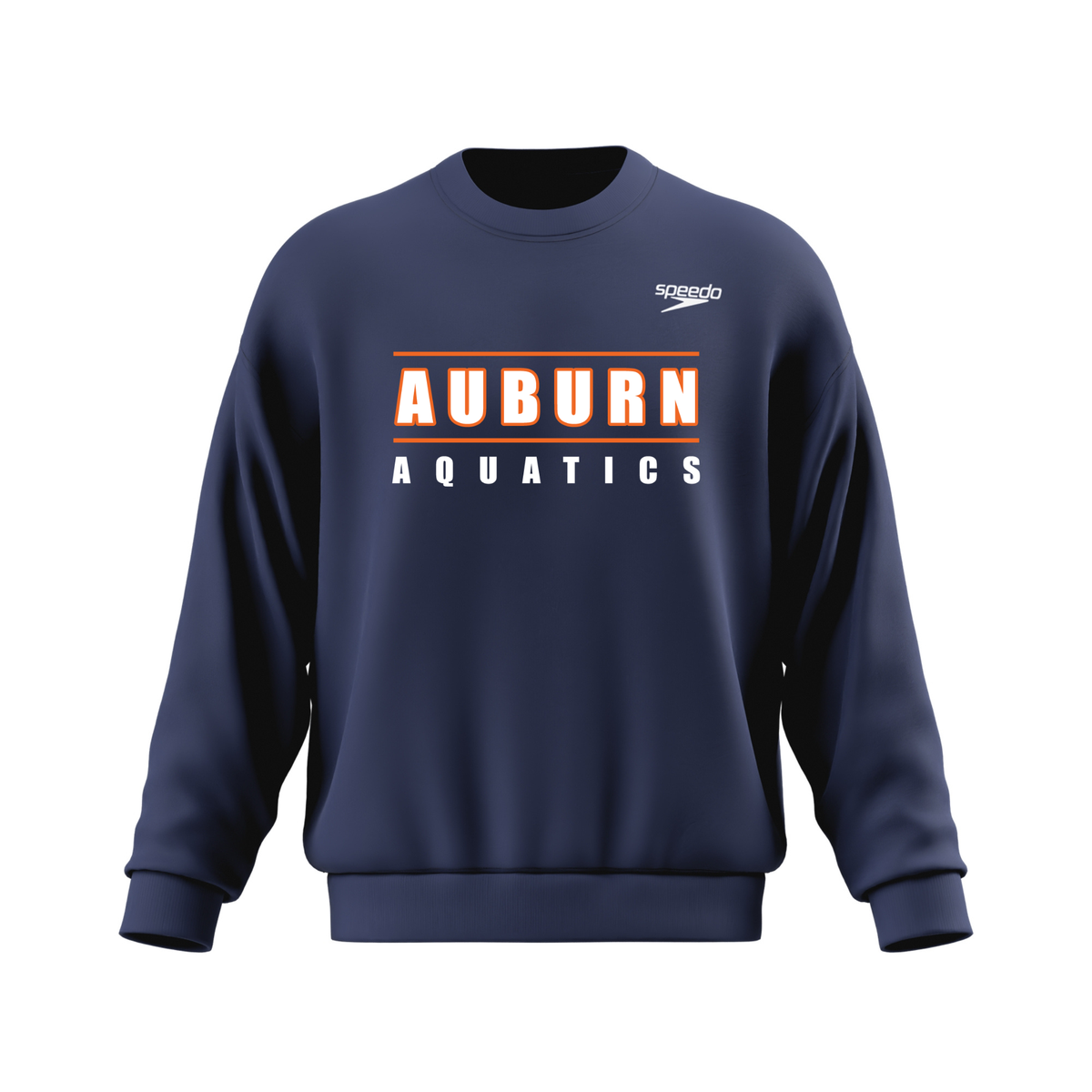Speedo Unisex Team Crew (Customized) - Auburn Aquatics