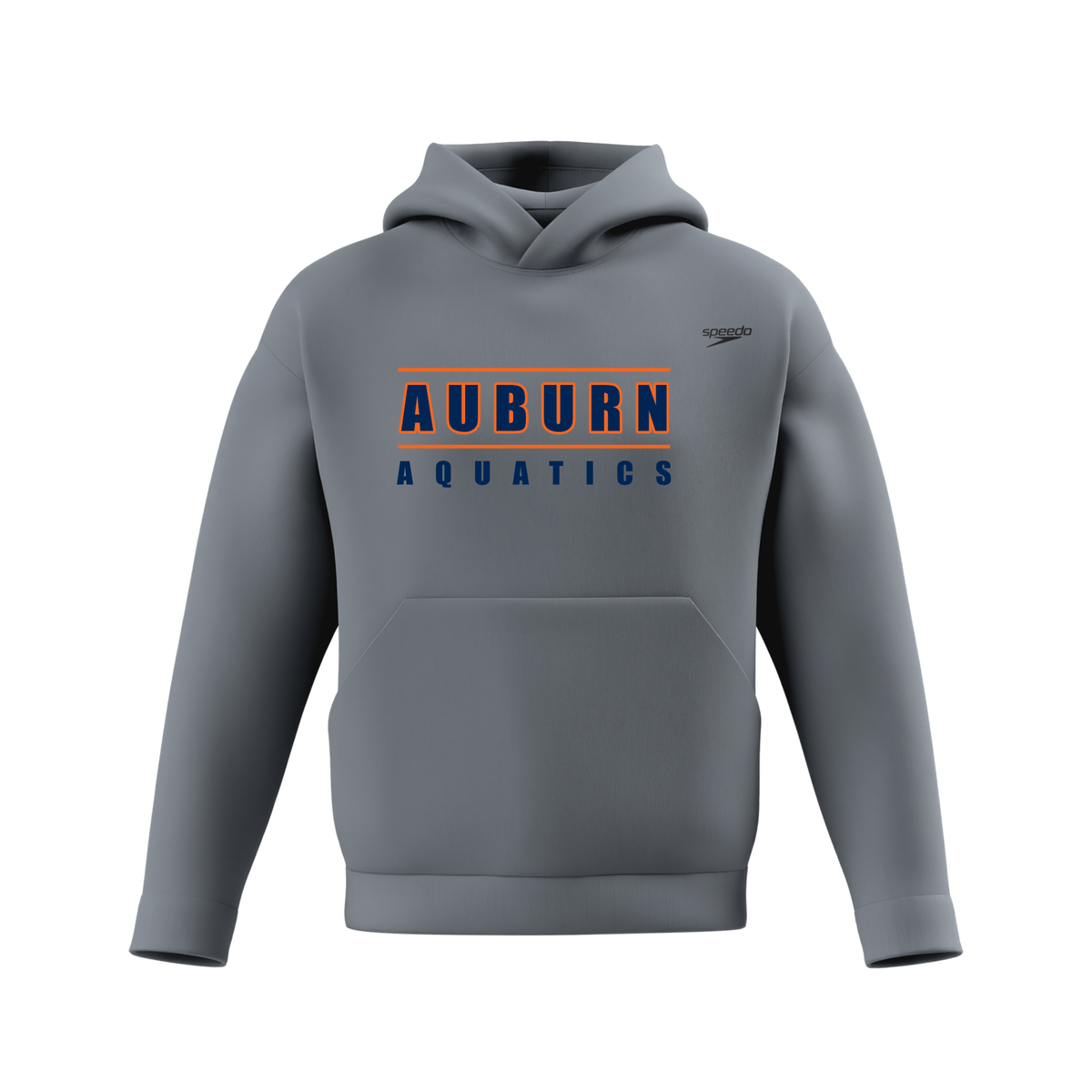 Speedo Unisex Team Fleece Hoodie (Customized) - Auburn Aquatics