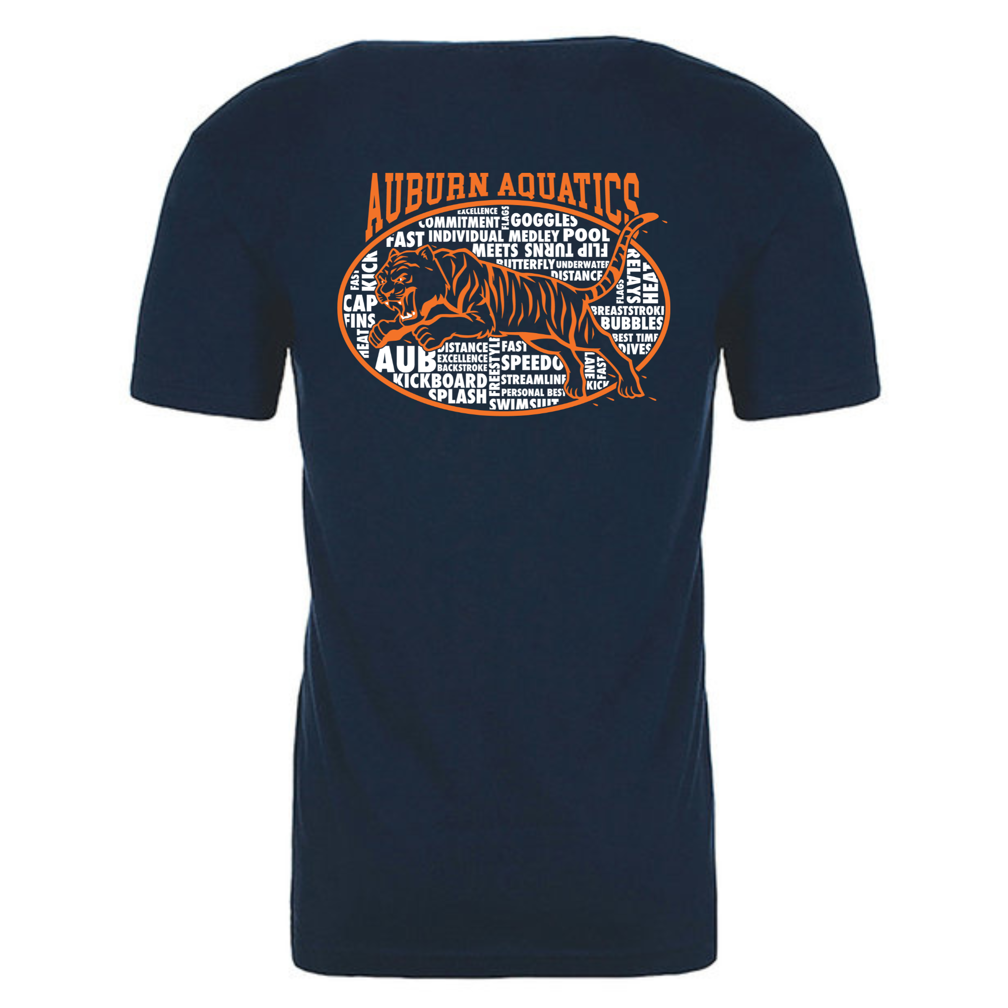 2024 Fall Short Sleeve T-Shirt (Customized) - Auburn Aquatics